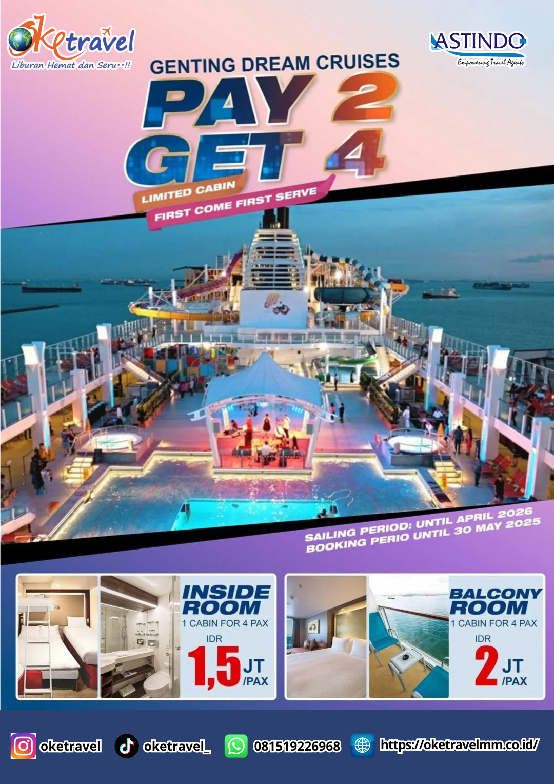 Genting Dream - Set Sail To Saving Promotion 