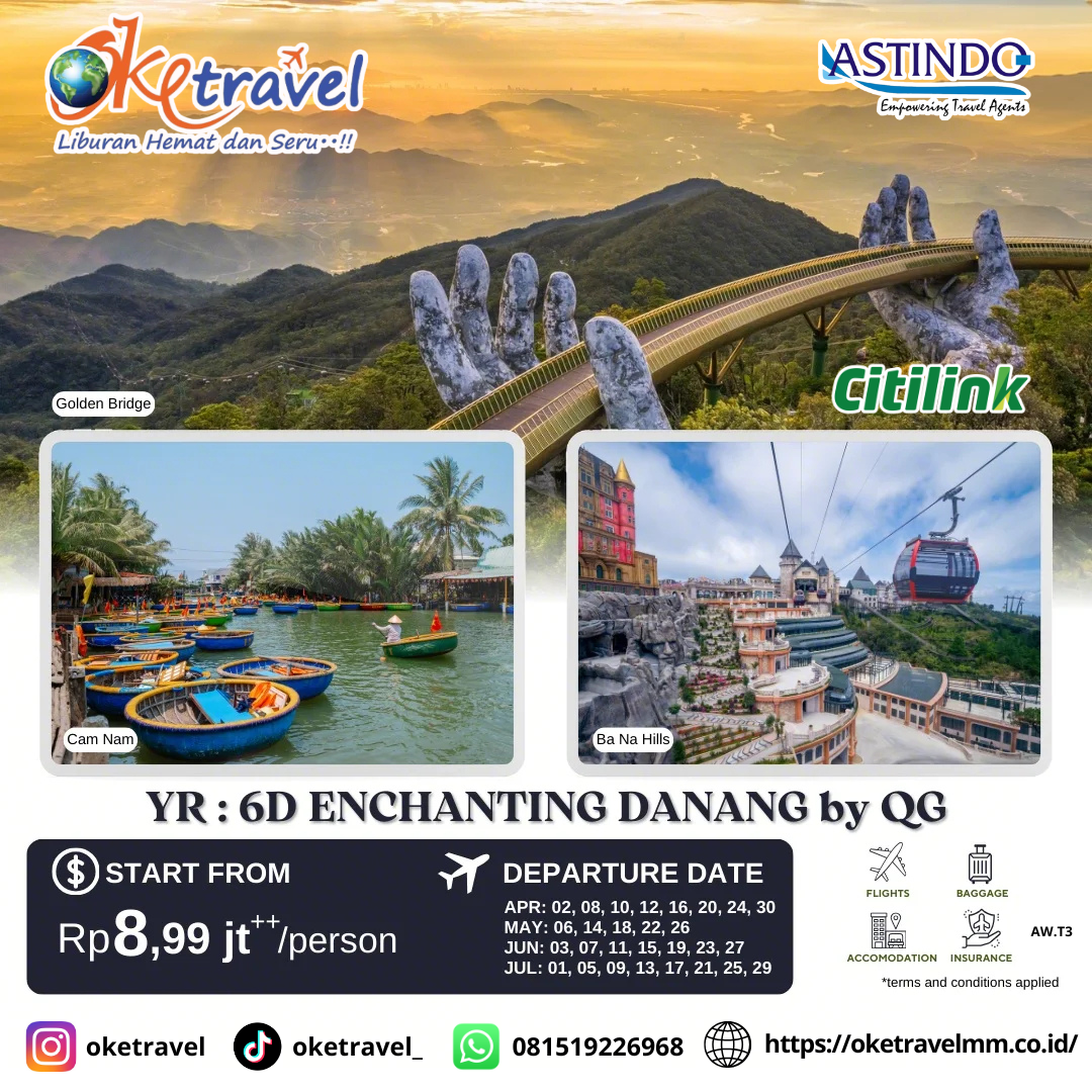 6D ENCHANTING DA NANG | DEP APR - JUL | by QG