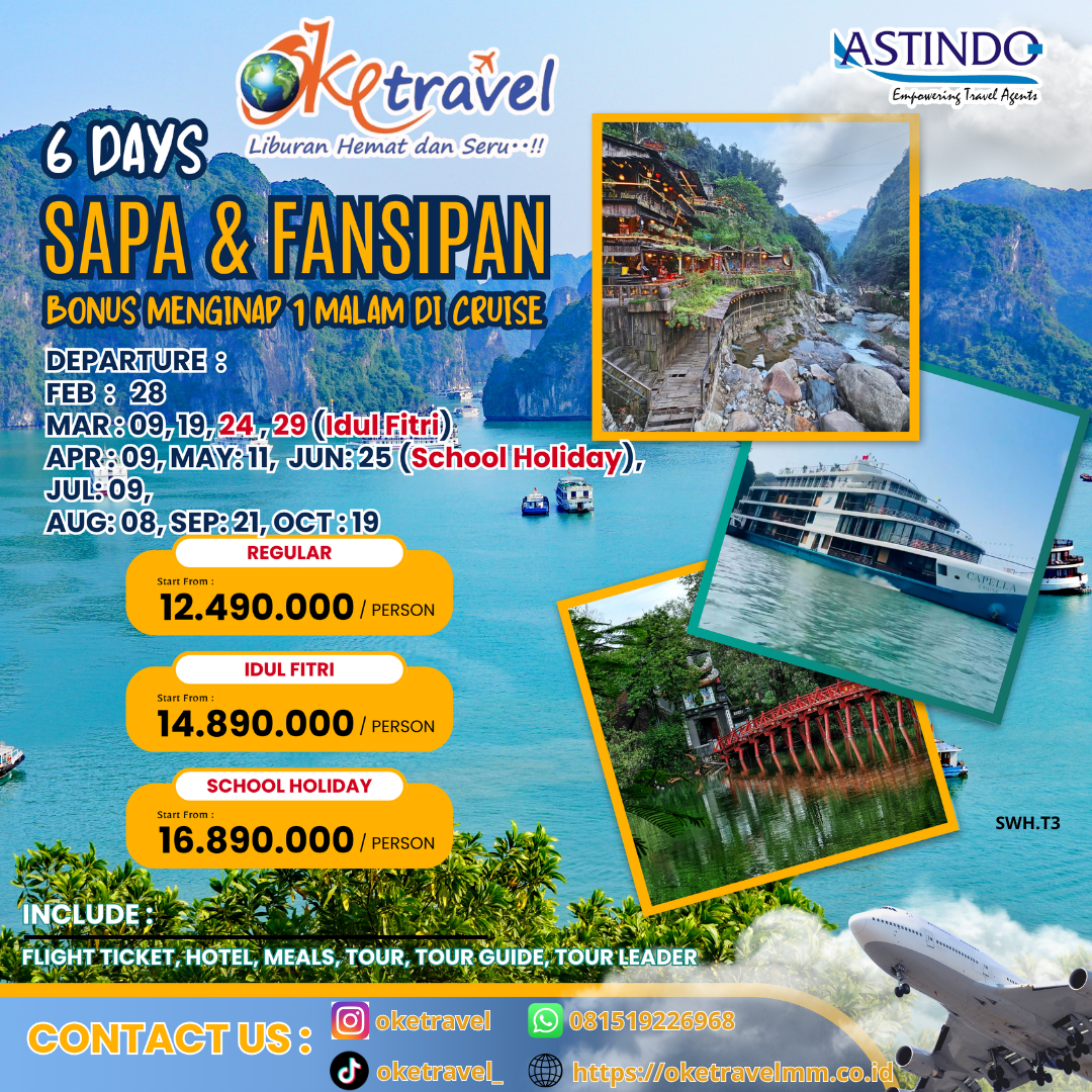 6D SAPA ROMANTIC CRUISE FEB - OCT 