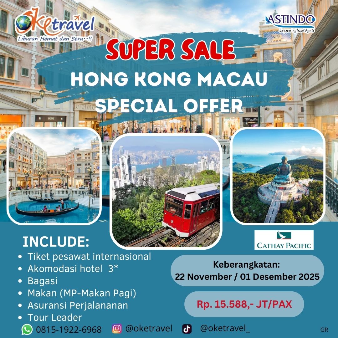 SUPER SALE HONG KONG MACAU SPECIAL OFFER 
