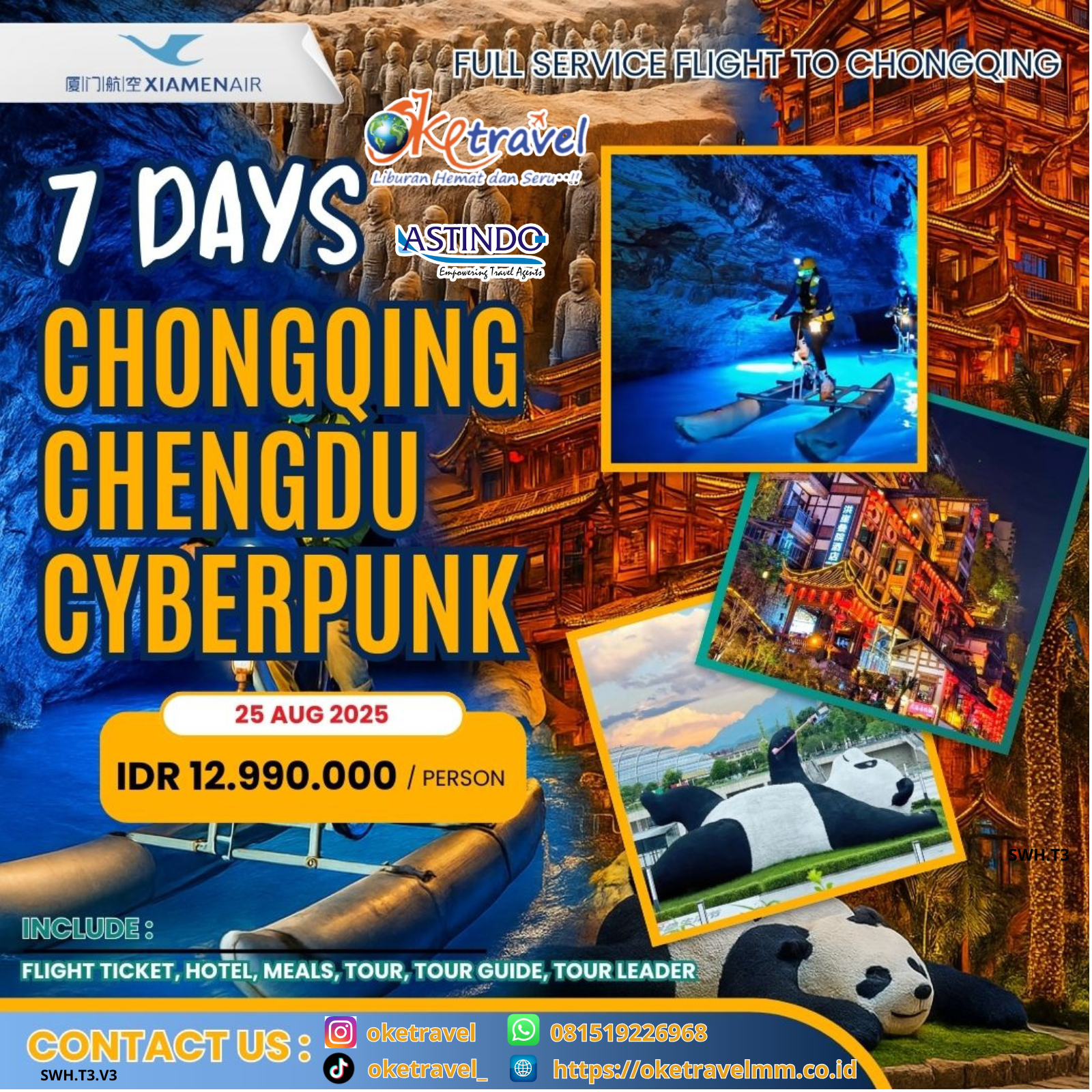 7D CHQQ CENGDU CYBERPUNK | DEP 25 AUG | BY MF