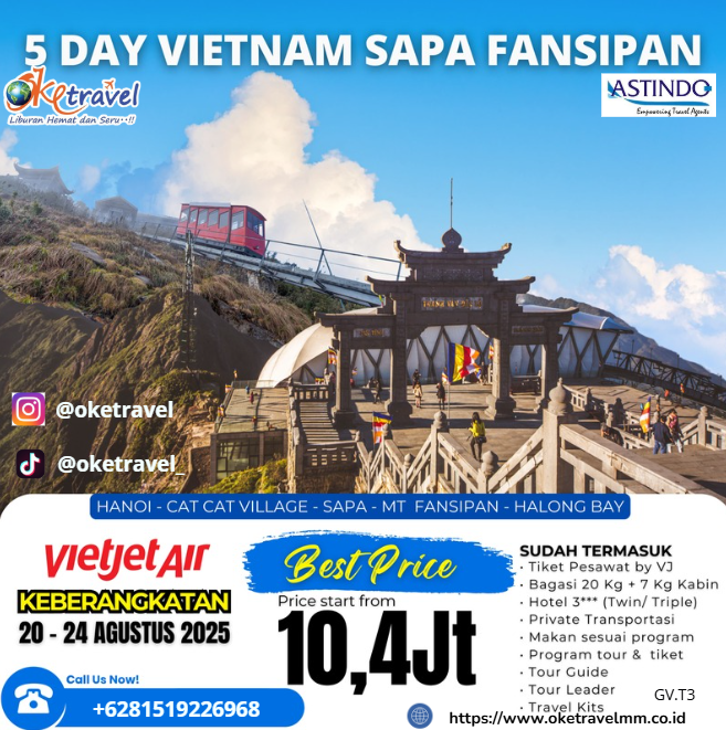 5 DAY VIETNAM CAT-CAT VILLAGE + SAPA FANSIPAN   AMAZING VIETNAM SAPA WITH CAT CAT VILLAGE FANSIPAN MOUNTAIN + HA LONG BAY CRUISE 