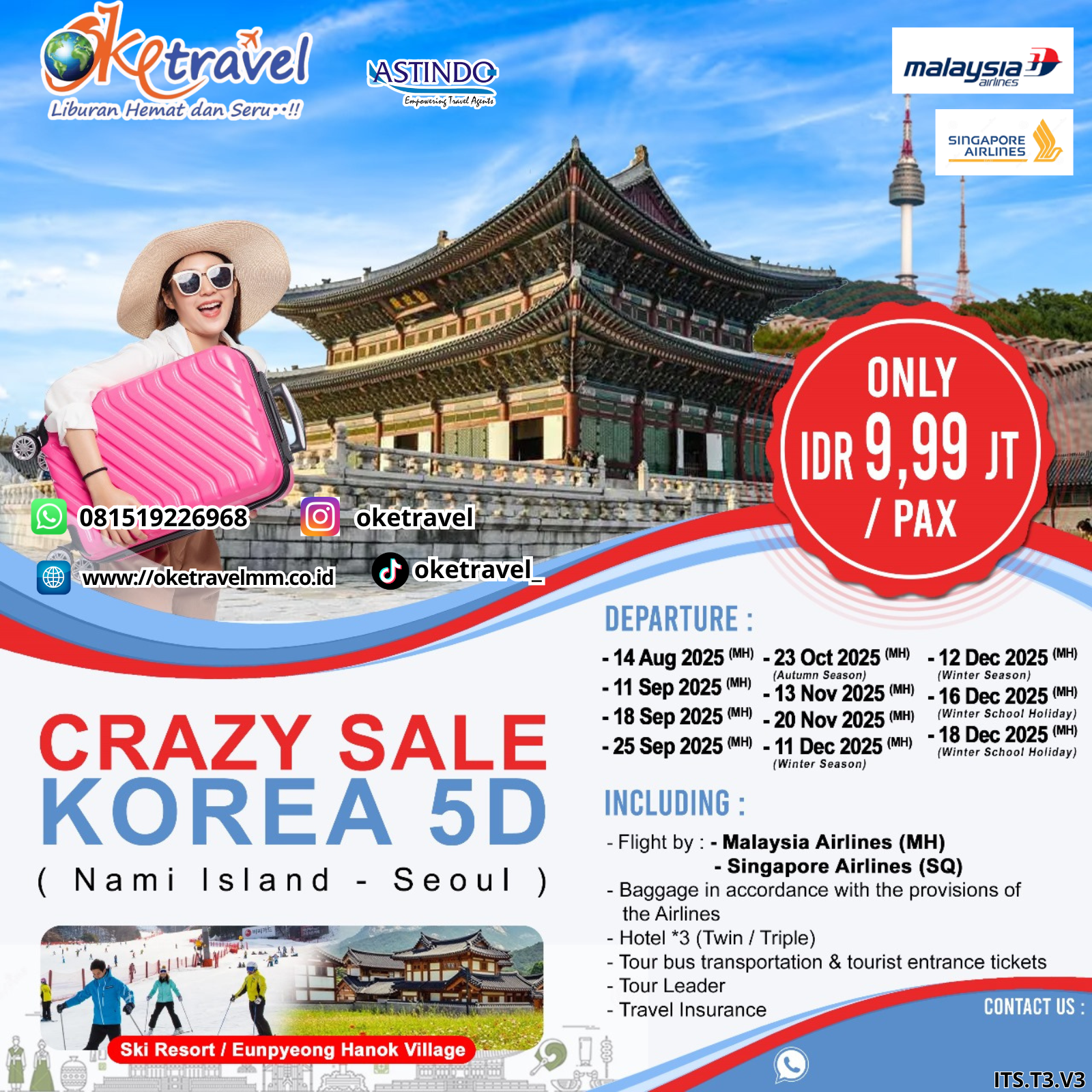 CRAZY SALE KOREA 5D 2025 | DEP AUG - DEC 2025 | by MH & SQ