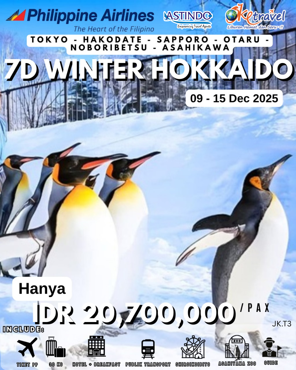 7D5N Winter Hokkaido ALL |DEP 09 DECEMBER 2025 | BY PR