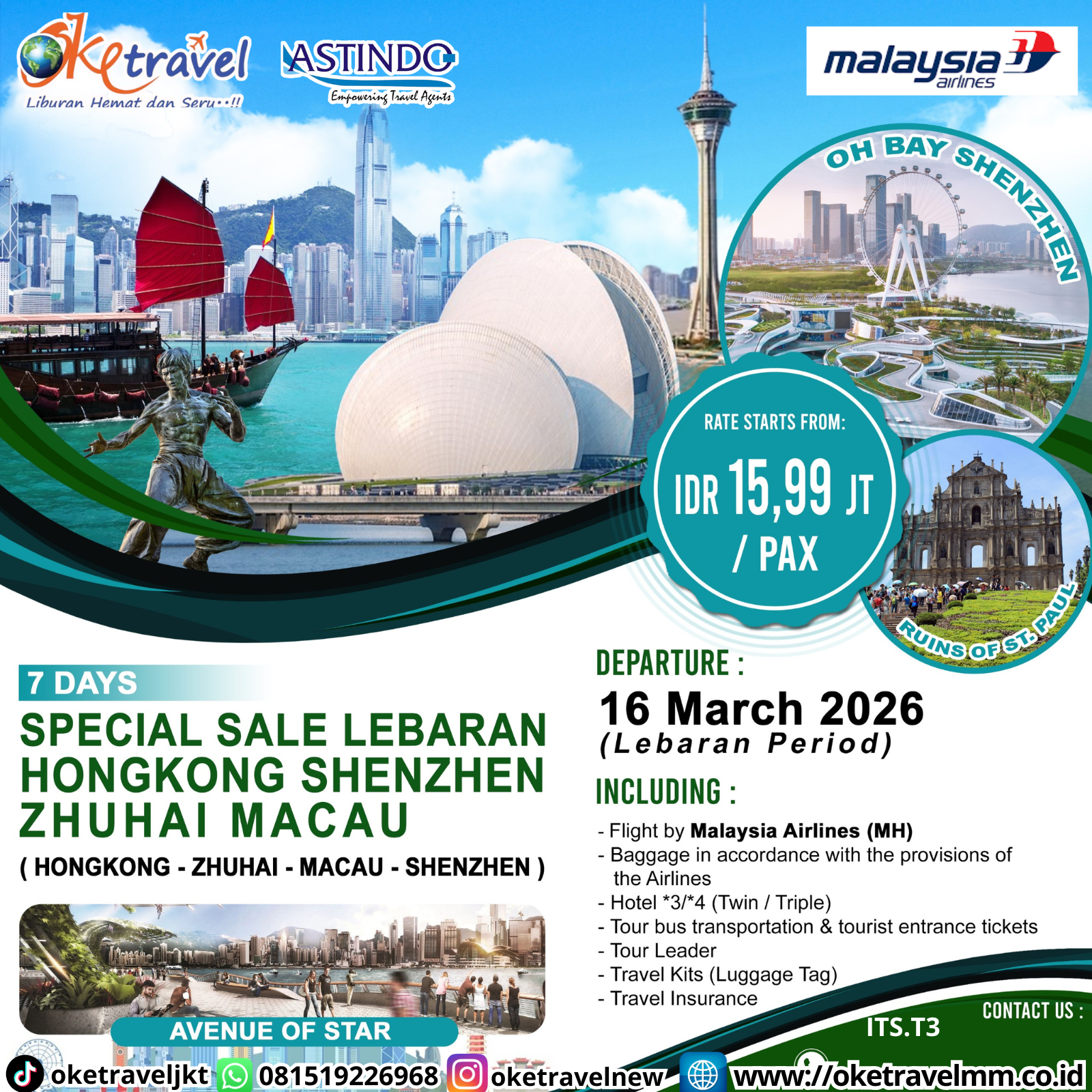 7D SPECIAL SALE LEBARAN HONGKONG SHENZEN ZHUHAI MACAU | 16 MAR 2026 | BY MH