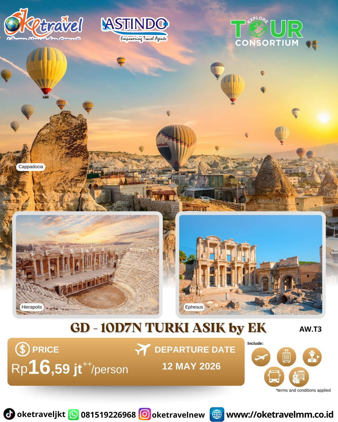 10D7N TURKI ASIK | DEP 12 MAY 2026| BY EK