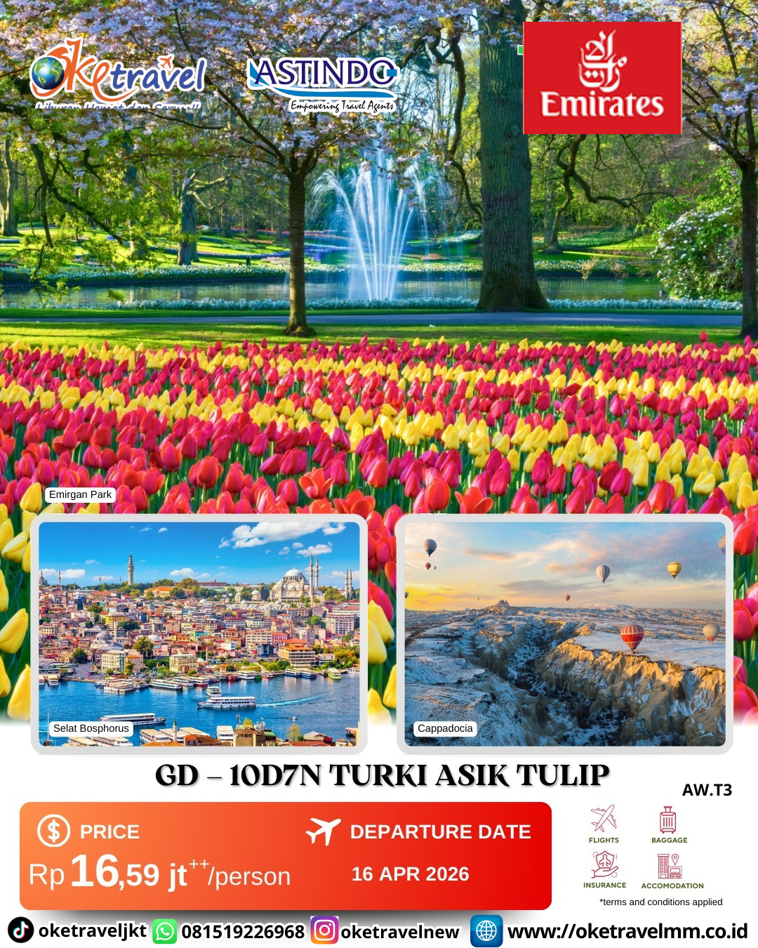 10D7N TURKI ASIK TULIP | 16 APR 2026 | BY EK
