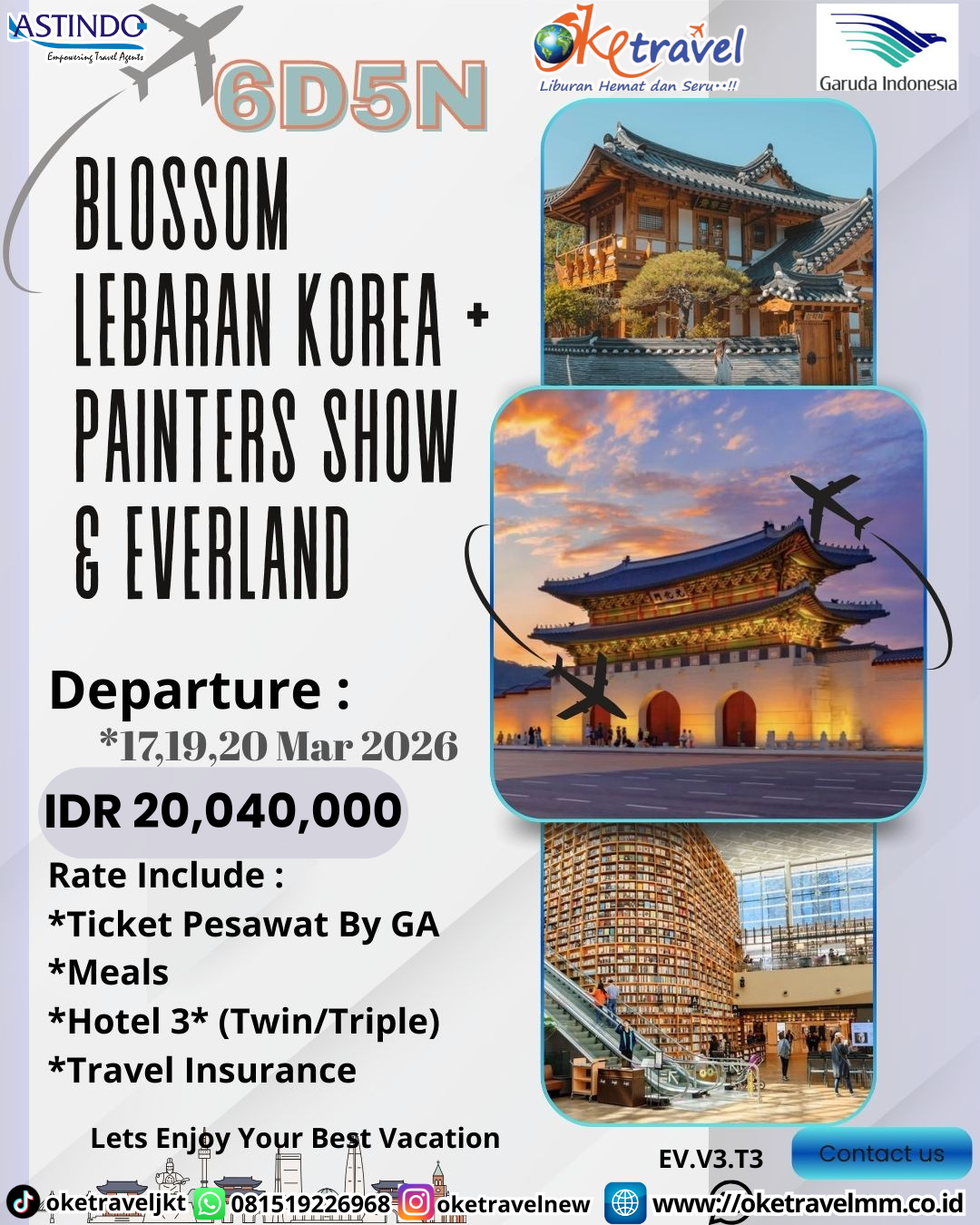 6D BLOSSOM LEBARAN KOREA | DEP 17, 19, 20 MAR 2026 | BY GA