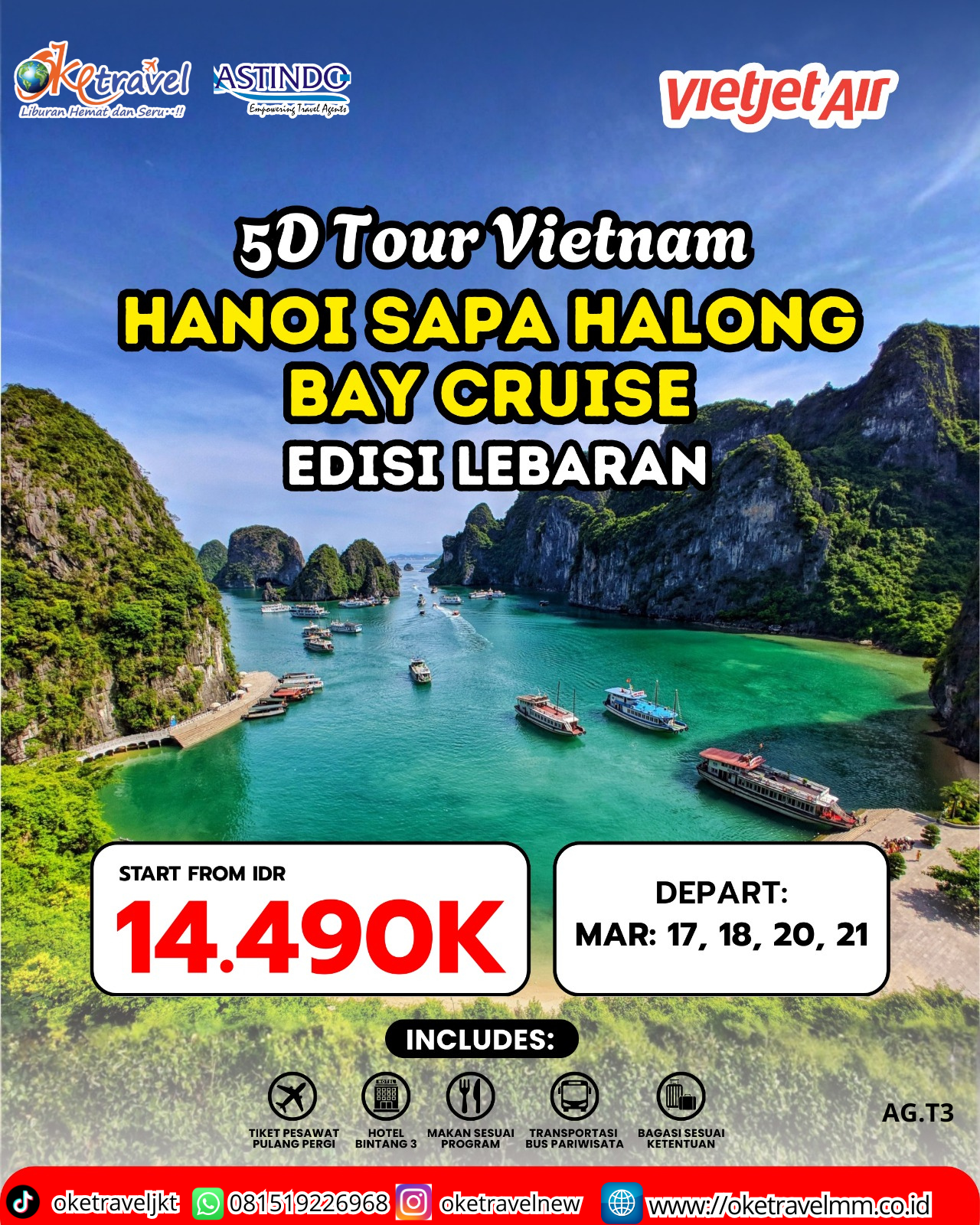 5D3N HAIKOU SANYA TOUR + ATLANTIS SHOW | DEP 22 APR 2026, 13 MAY 2026, 03 JUN 2026 | BY QG