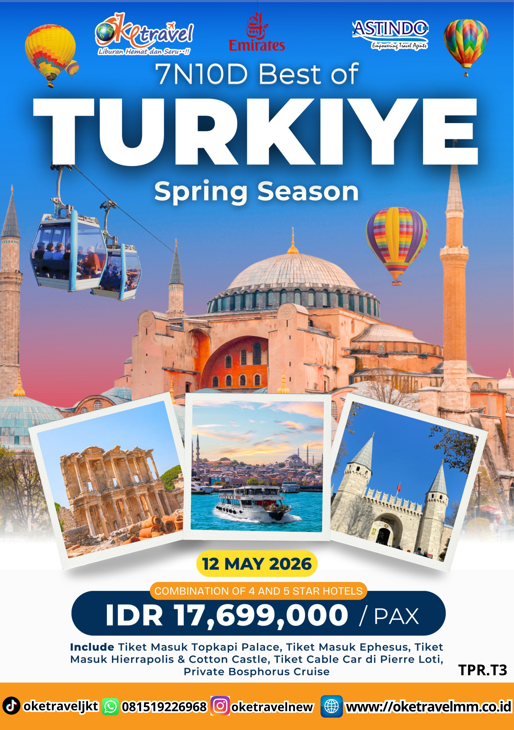 7N10D BEST OF TURKIYE CONSORTIUM   FREE PIERRE LOTI WITH CABLE CAR  | DEP 12 MAY 2026 | BY Ek
