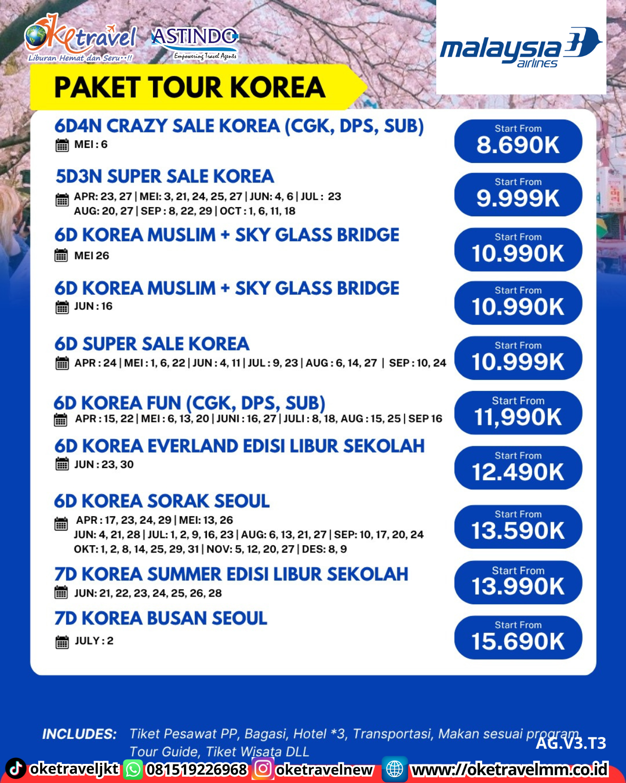 6D KOREA MUSLIM + SKY GLASS BRIDGE | DEPT : 16 JUNI 2026| BY BI
