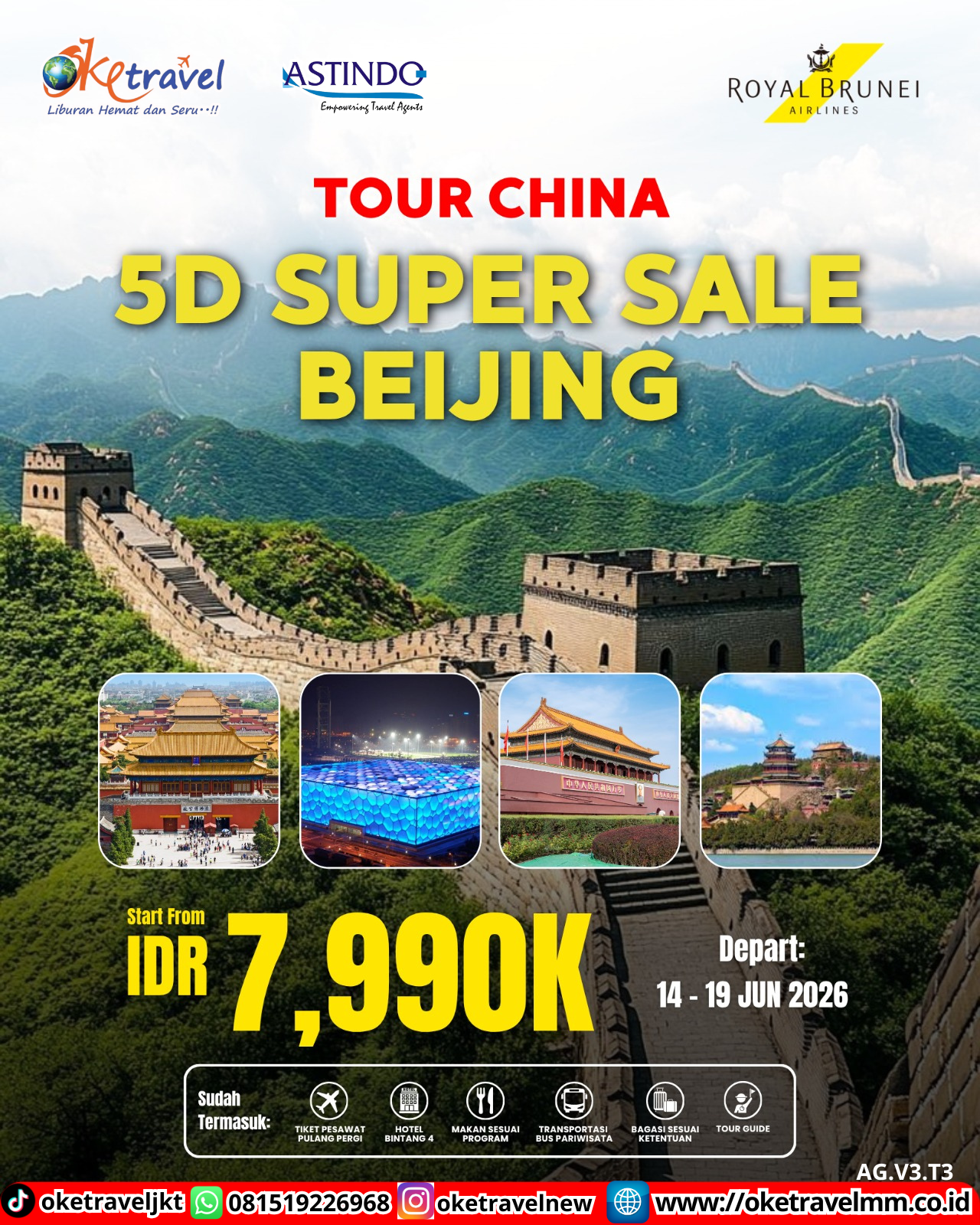 5D SUPER SALE BEIJING | DEPT : 14-19 JUNI 2026 | BY BI