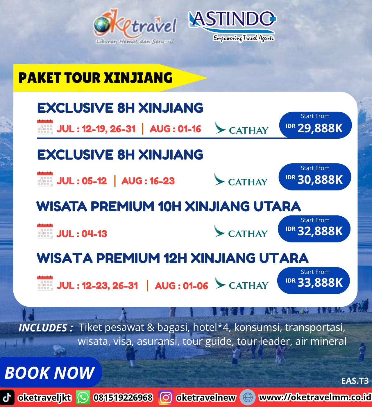 10D XINJIANG UTARA | DEPT : 04-13 JULI 2026 | BY CX 