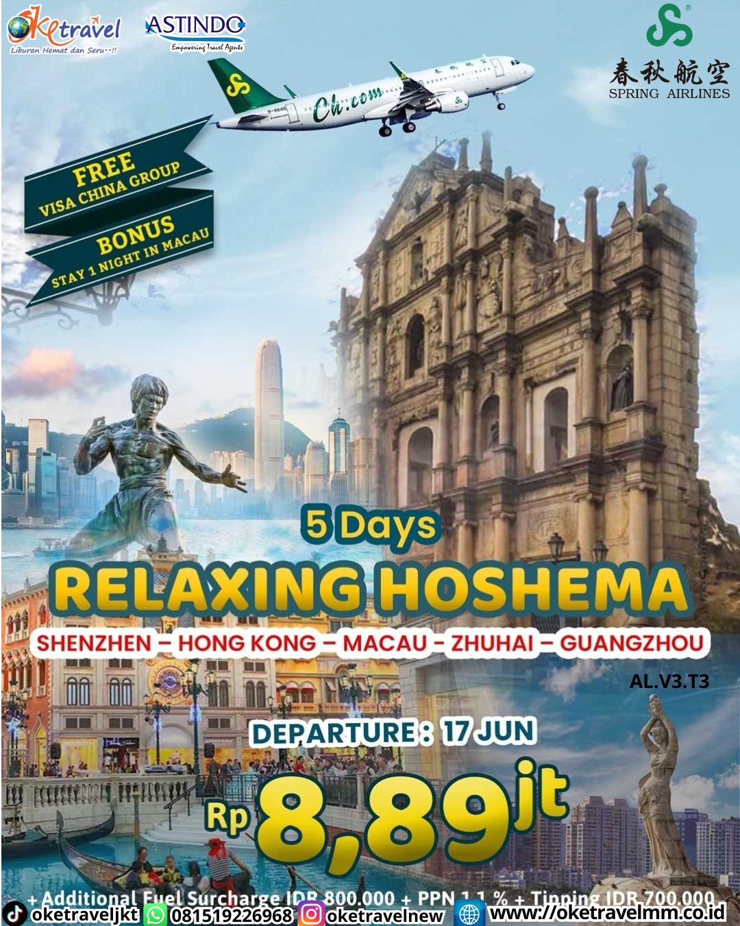 5D RELAXING HOSHEMA | DEP : 17 JUN 2026 | BY 9C