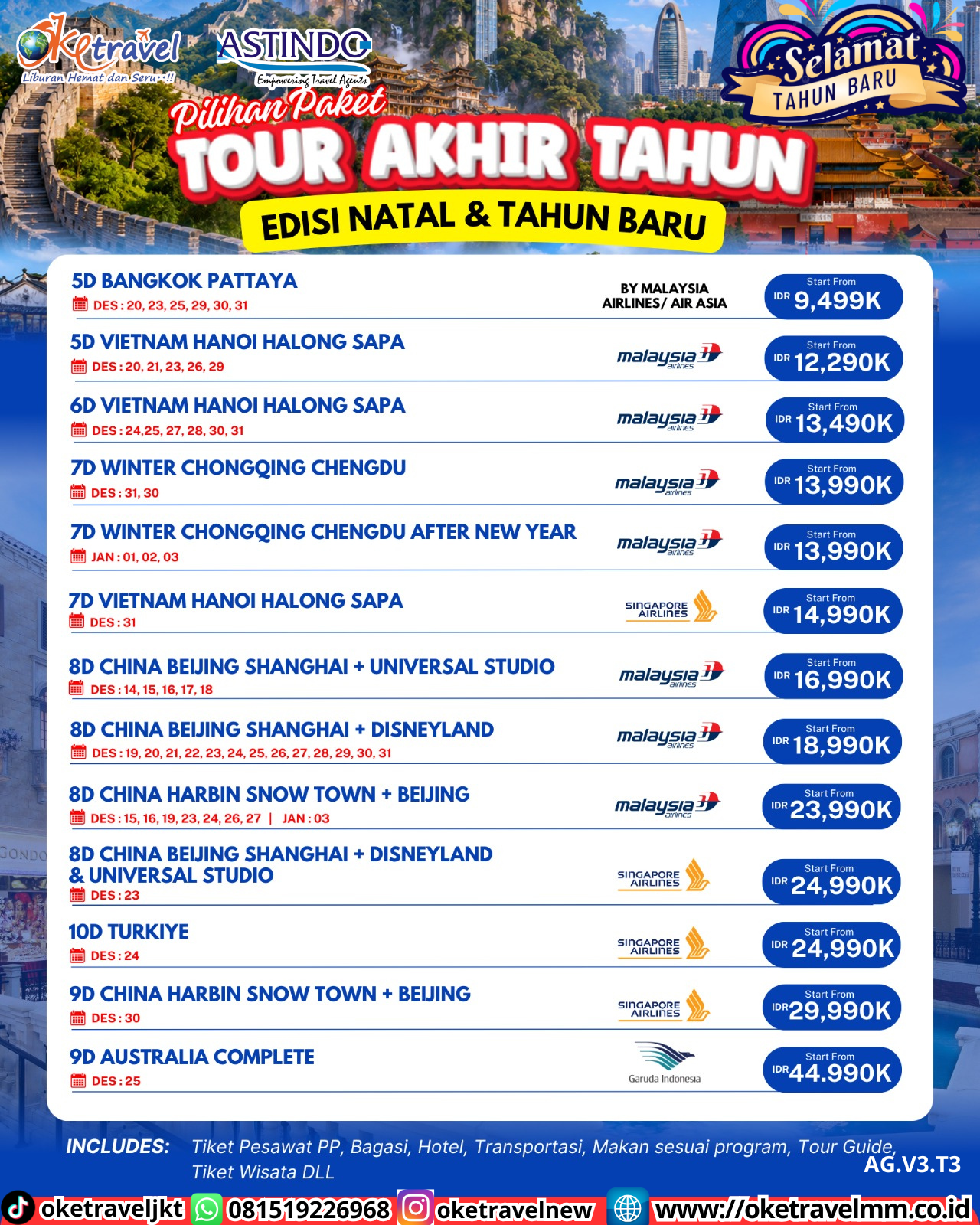 6D VIETNAM HANOI HALONG SAPA | DEPT : 24,25,27,28,30,31 DES 2026 | BY MH 