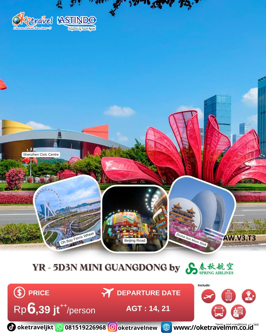 5D3N MINI GUANGDONG | DEP : 14,21 AUG 2026 | BY 9C