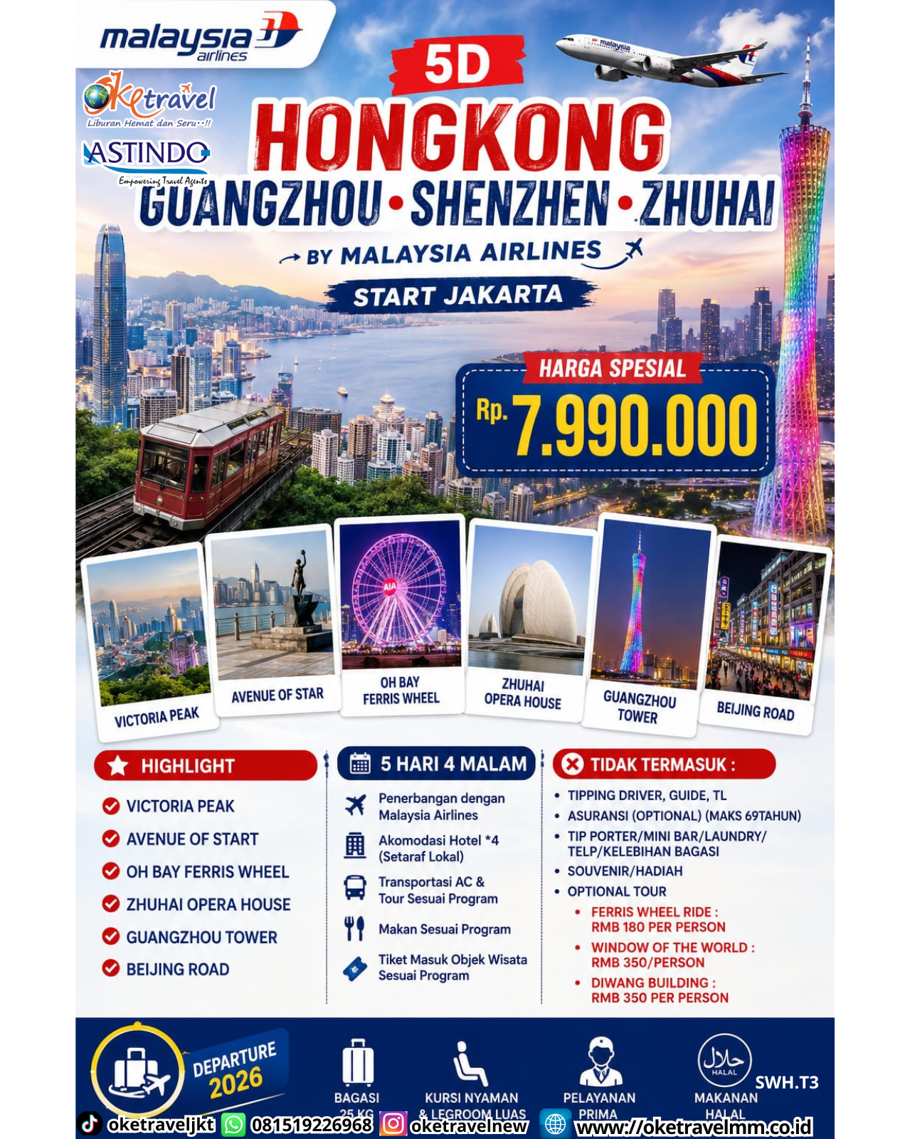 5D HONGKONG GUANGZHOU - SHENZHEN - ZHUHAI | DEPT : 02 SEPTEMBER 2026 | BY MH