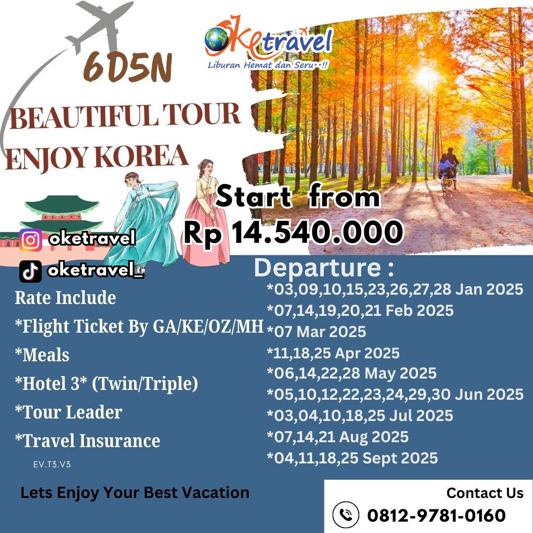 6D SERIES BEAUTIFUL TOUR ENJOY KOREA 