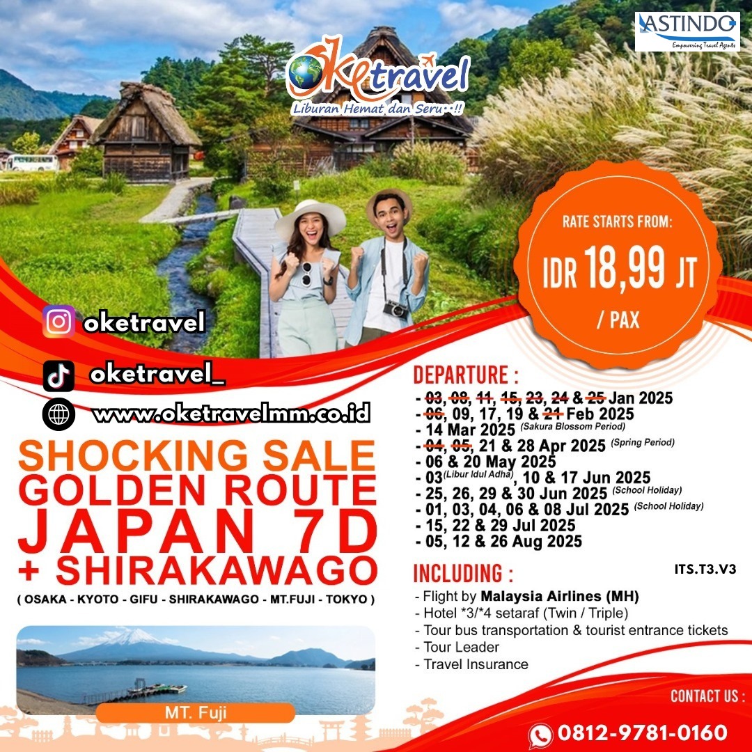 SHOCKING SALE JAPAN GOLDEN ROUTE + SHIRAKAWAGO (2)