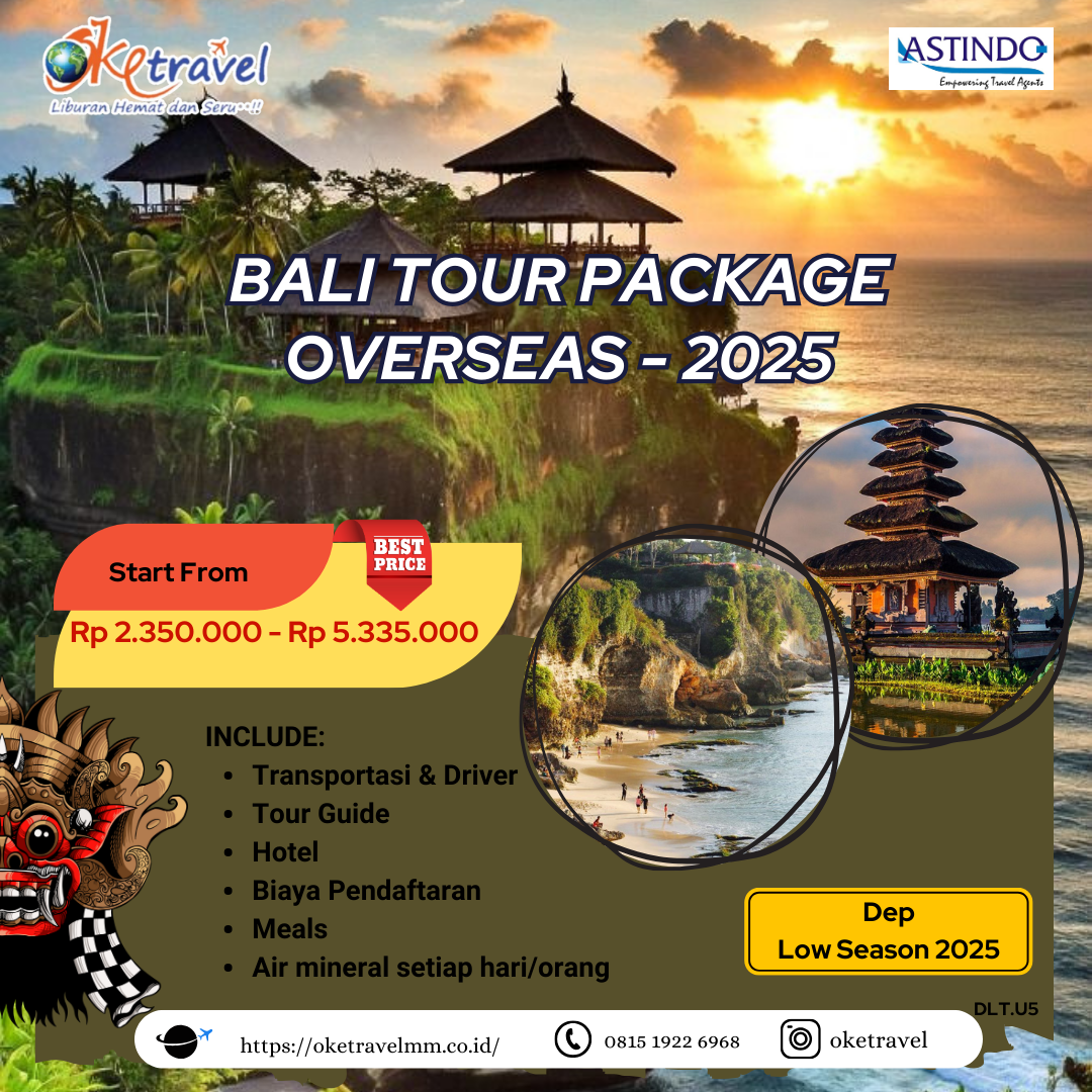 BALI TOUR PACKAGE OVERSEAS-2025