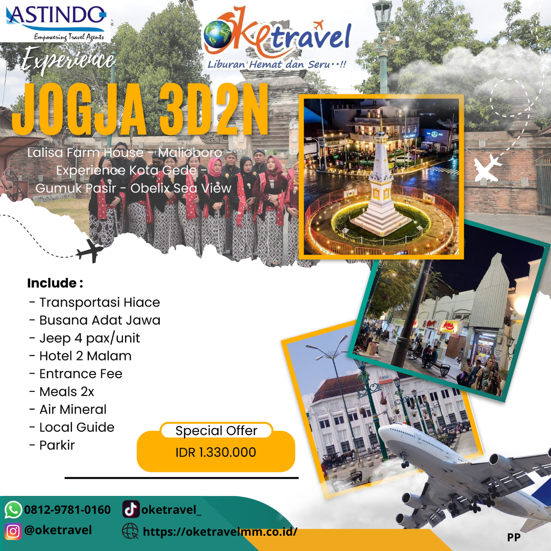 EXPERIENCE JOGJA 3D2N