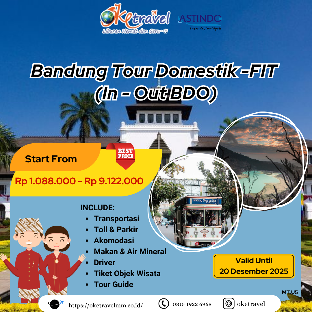 Bandung Tour Domestik (In - Out BDO)