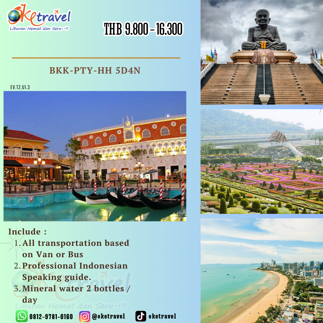 ENJOY VACATION 2024 PACKAGE BKK-PTY-HH 5D4N NEW