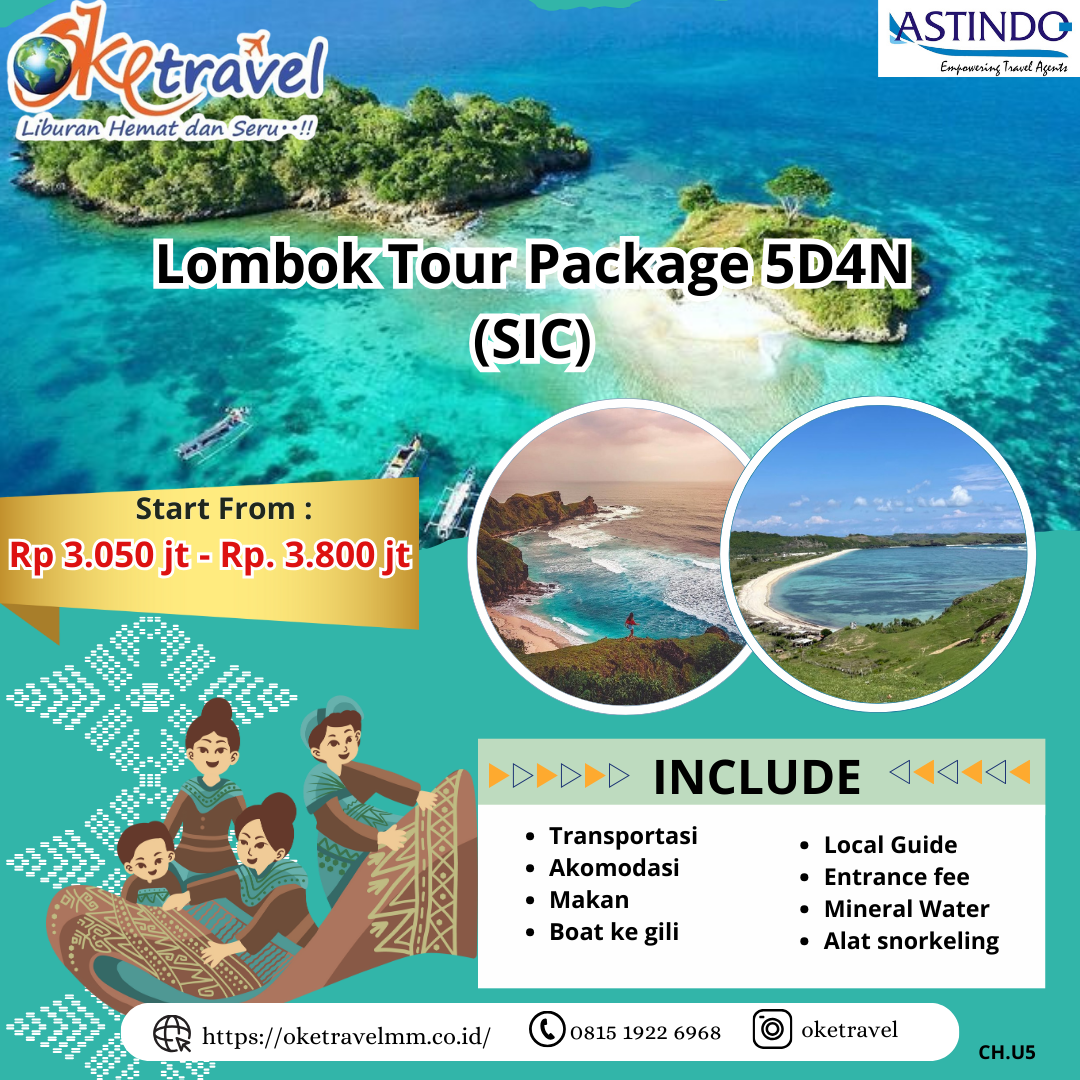 Lombok Tour Package 5D4N (SIC)