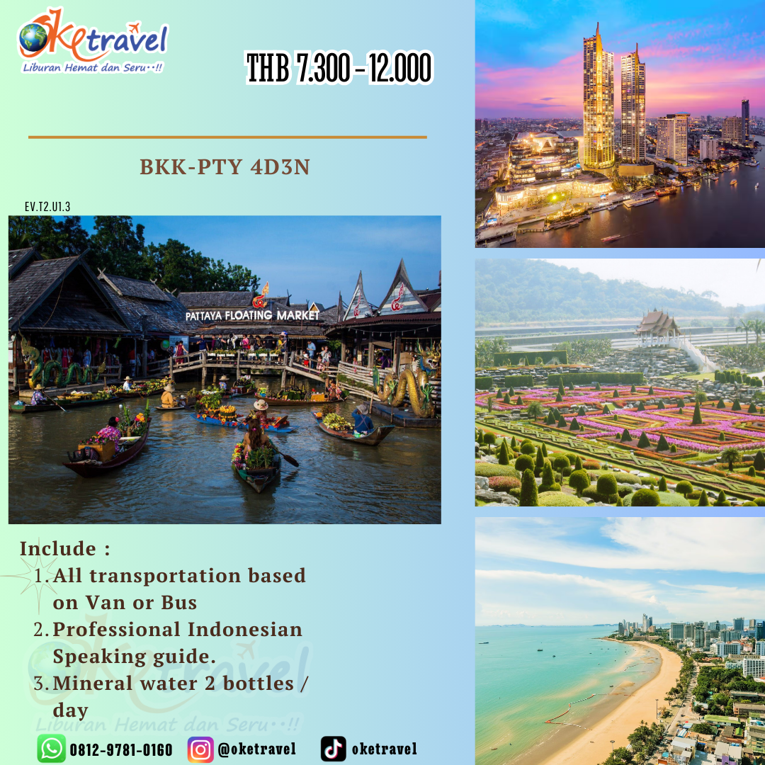 ENJOY VACATION 2024 PACKAGE BKK-PTY 4D3N