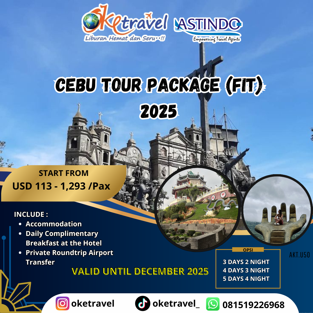 CEBU TOUR PACKAGE (FIT) 2025 
