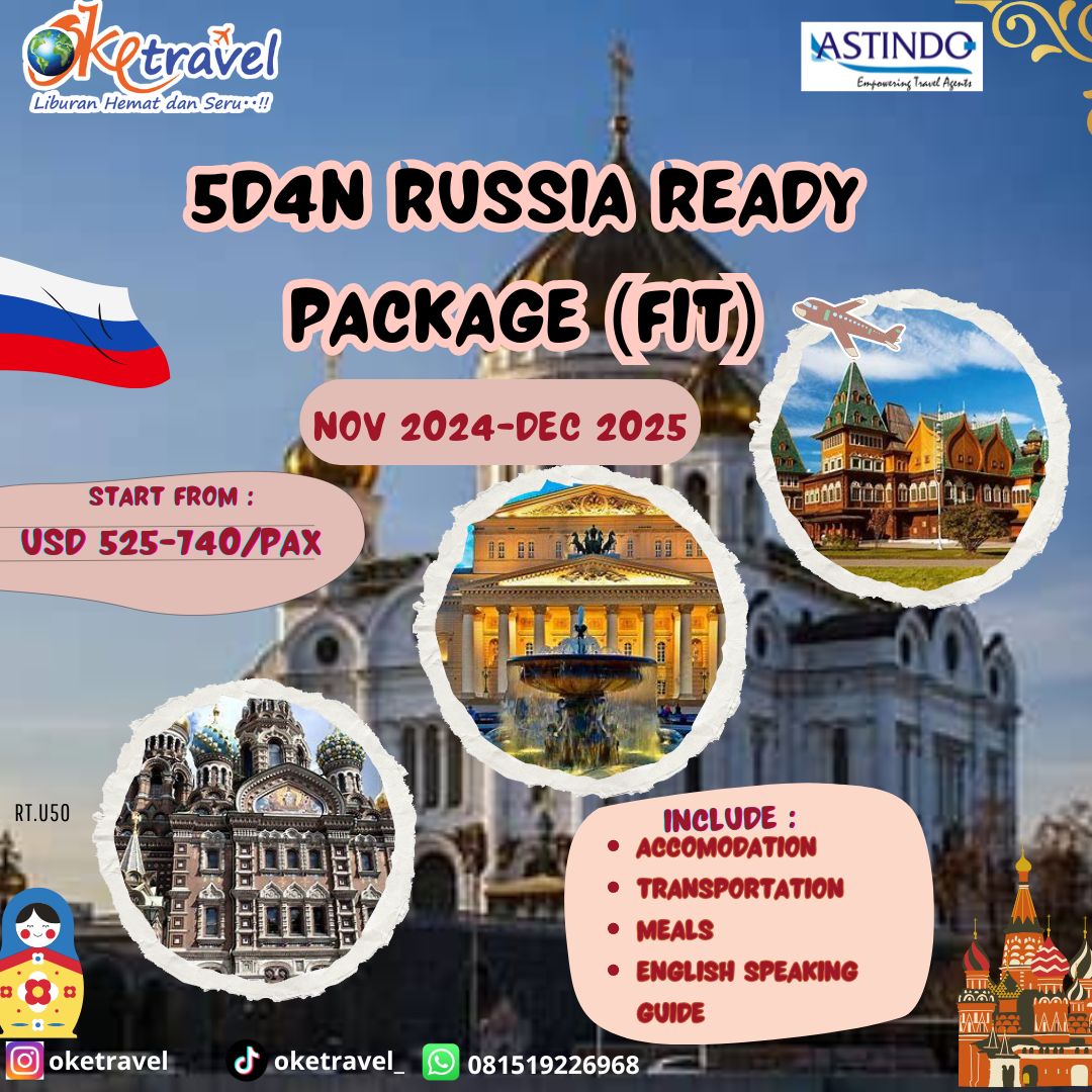 5D4N RUSSIA READY PACKAGE (FIT) NOV 2024-DEC 2025