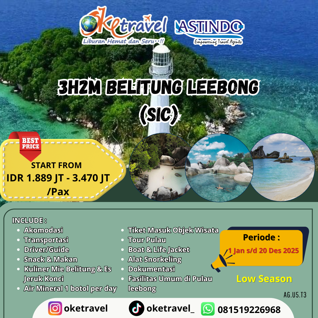 3H2M BELITUNG LEEBONG (SIC)