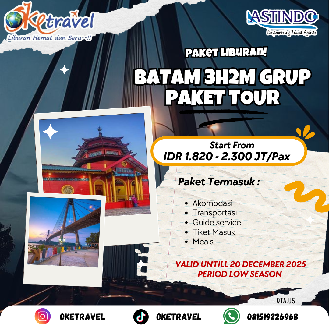 BATAM 3H2M GRUP PAKET TOUR