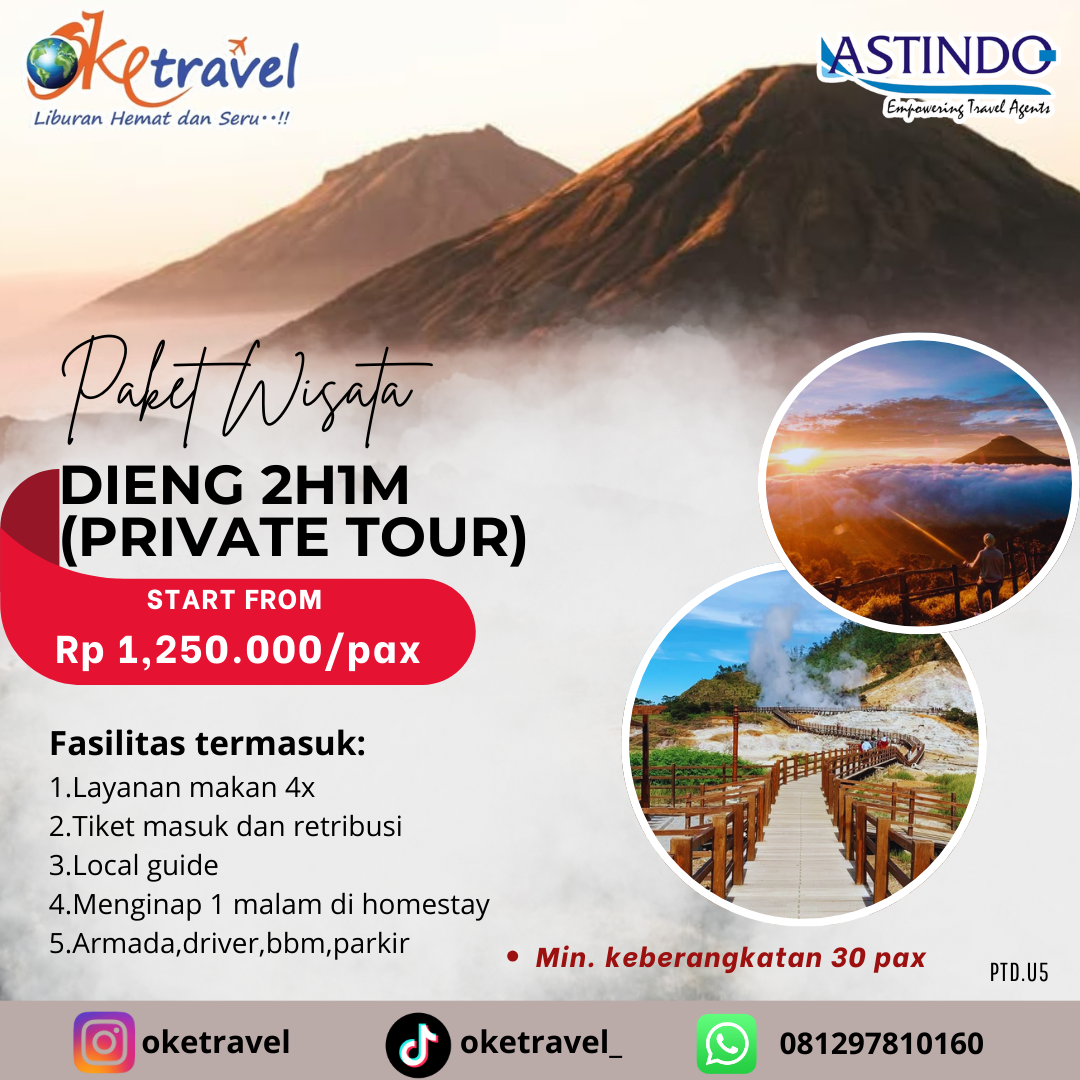 Paket Wisata Dieng 2H1M (Private Tour)
