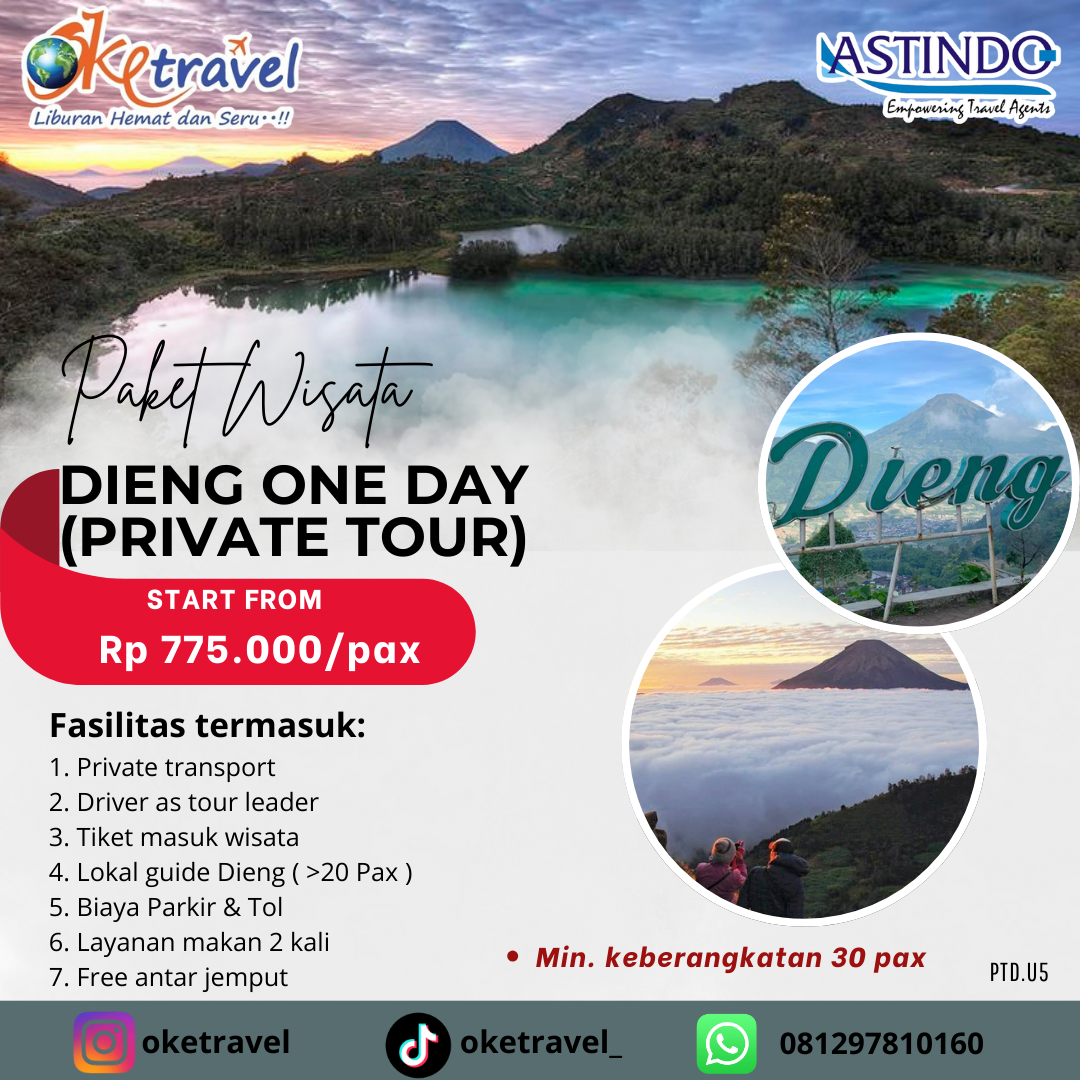 Paket Wisata Dieng One Day (Private Tour)