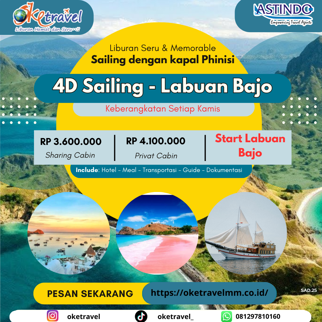 4D SAILING TRIP LABUAN BAJO (SIC)