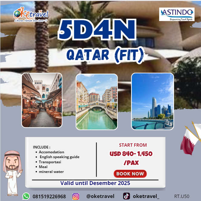 5D4N QATAR  VALID DESEMBER 2025