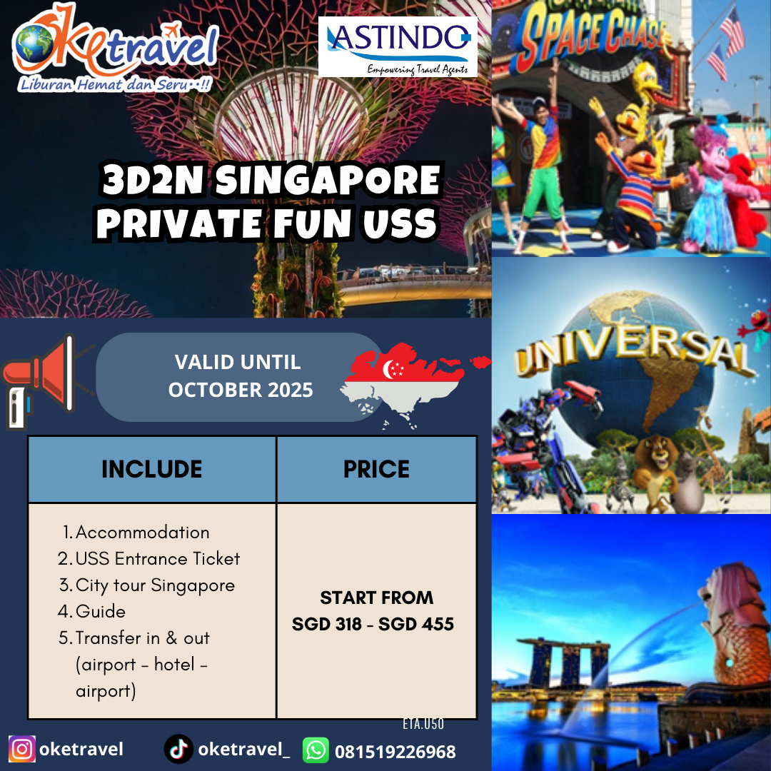 3D2N SINGAPORE PRIVATE FUN USS