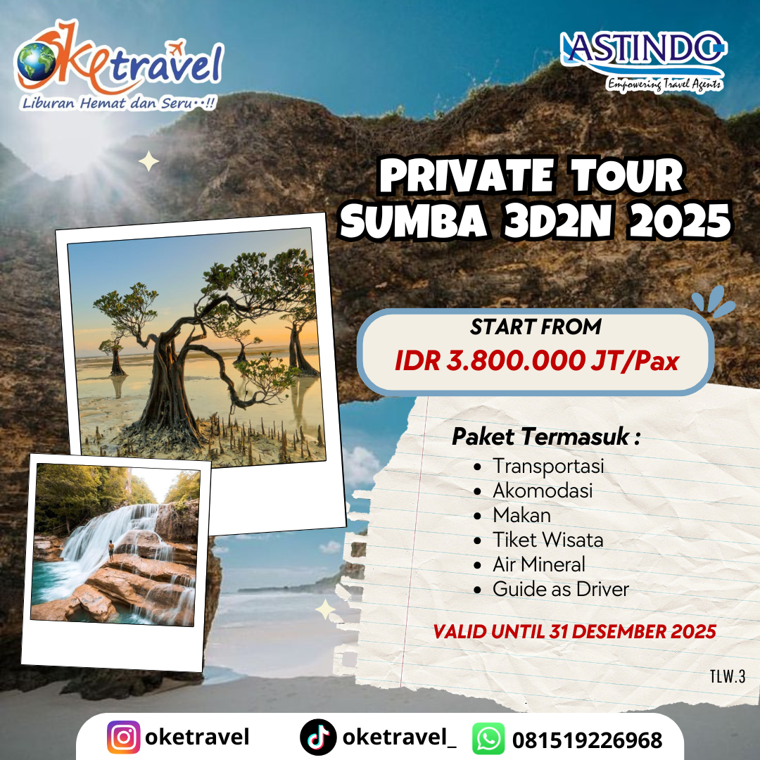 PAKET TOUR SUMBA 3D2N (private trip) 2025