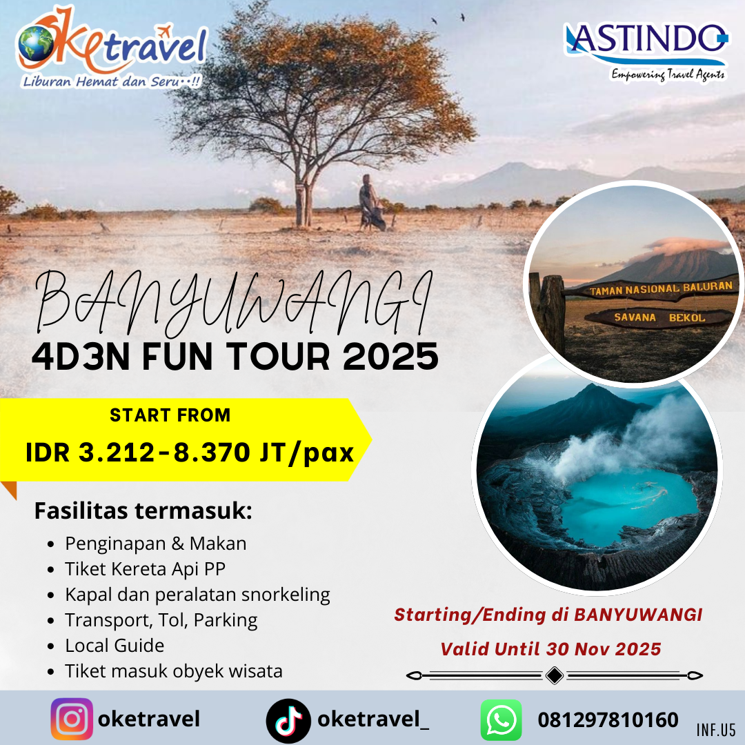 4D3N BANYUWANGI FUN TOUR 2025