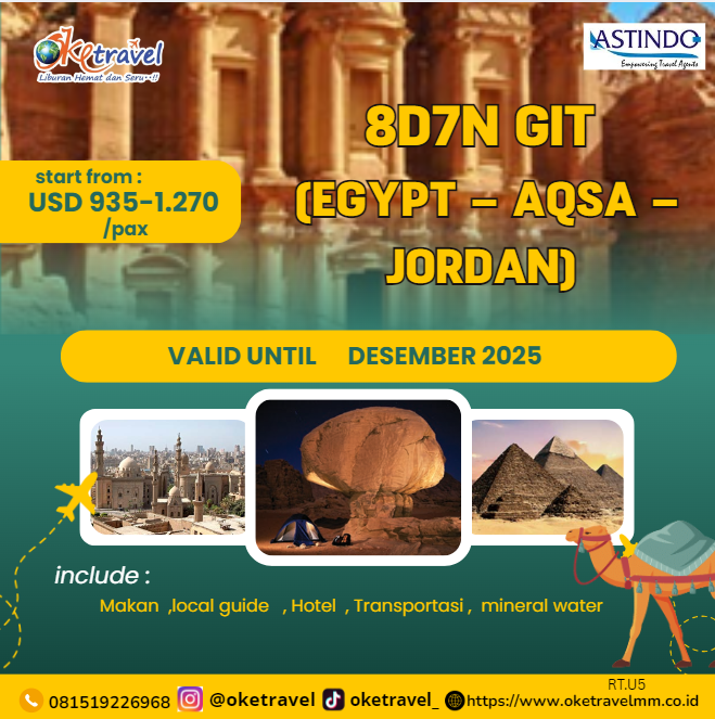 GIT  (EGYPT – AQSA – JORDAN)  VALID UNTIL DECEMBER 2025