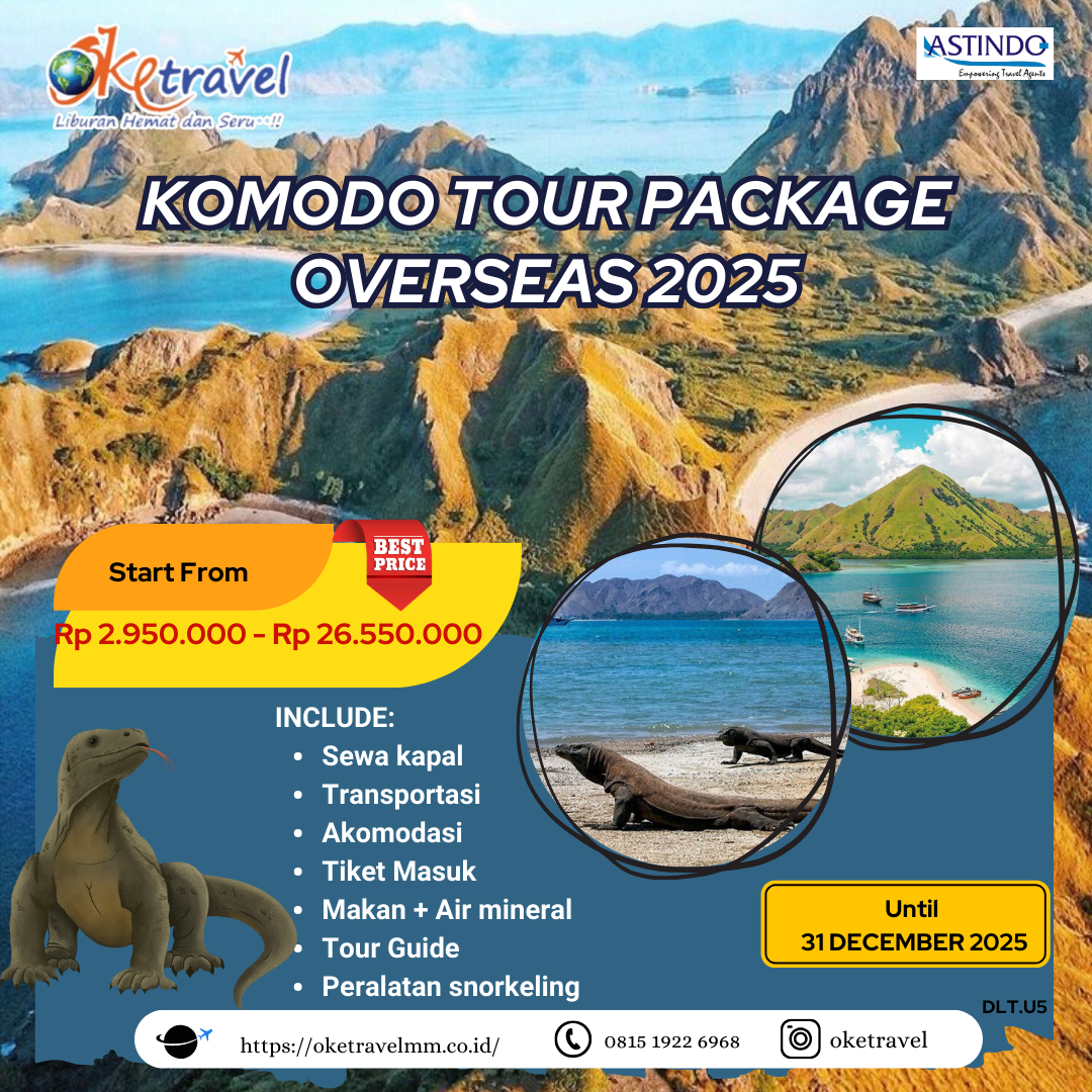 KOMODO TOUR PACKAGE OVERSEAS 2025