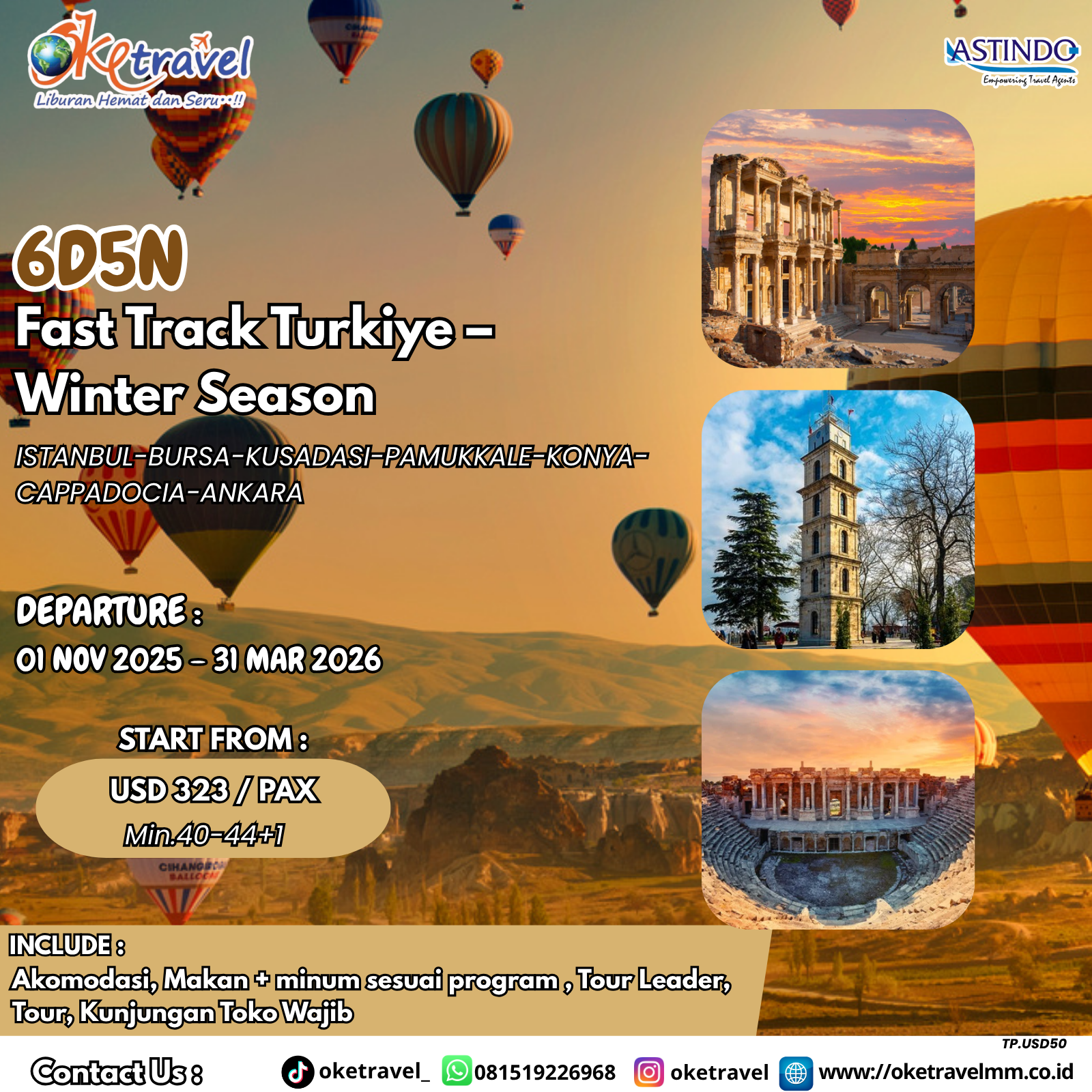 5N6D Fast Track Turkiye –Winter Season