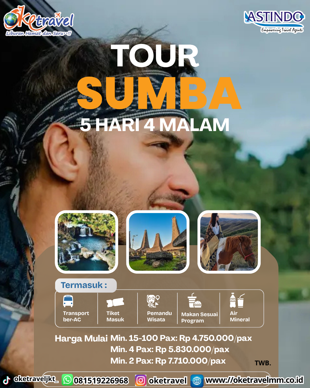 TOUR SUMBA 5 HARI 4 MALAM | DEP 2025-2026