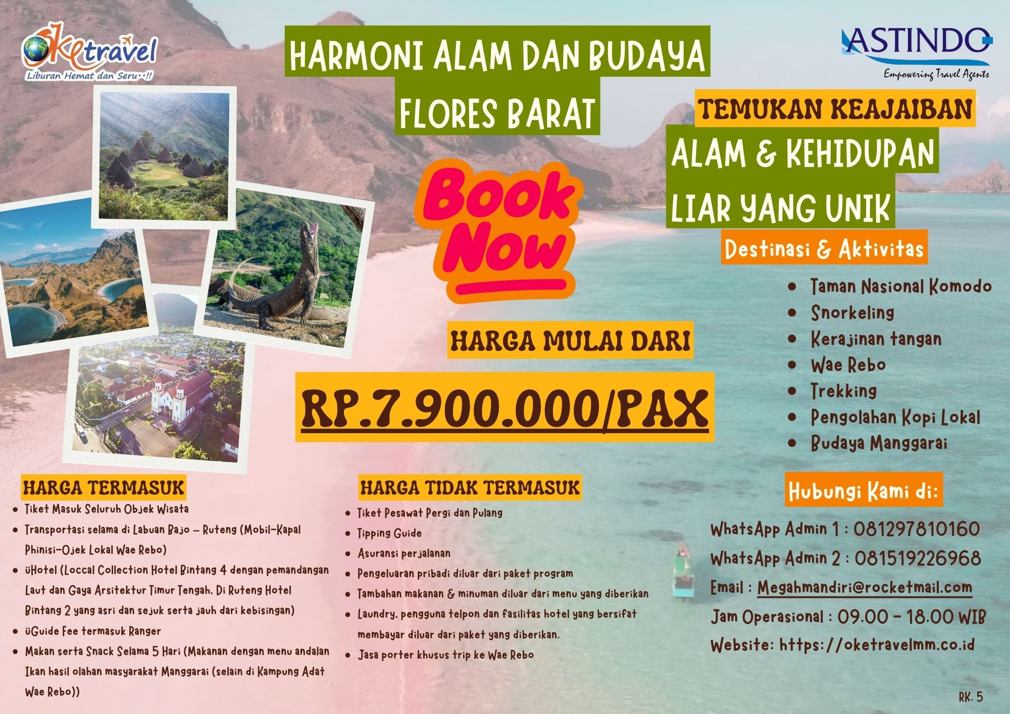 5D4N Harmoni Alam dan Budaya Flores Barat - 01 Juli - 31 Desember 2026