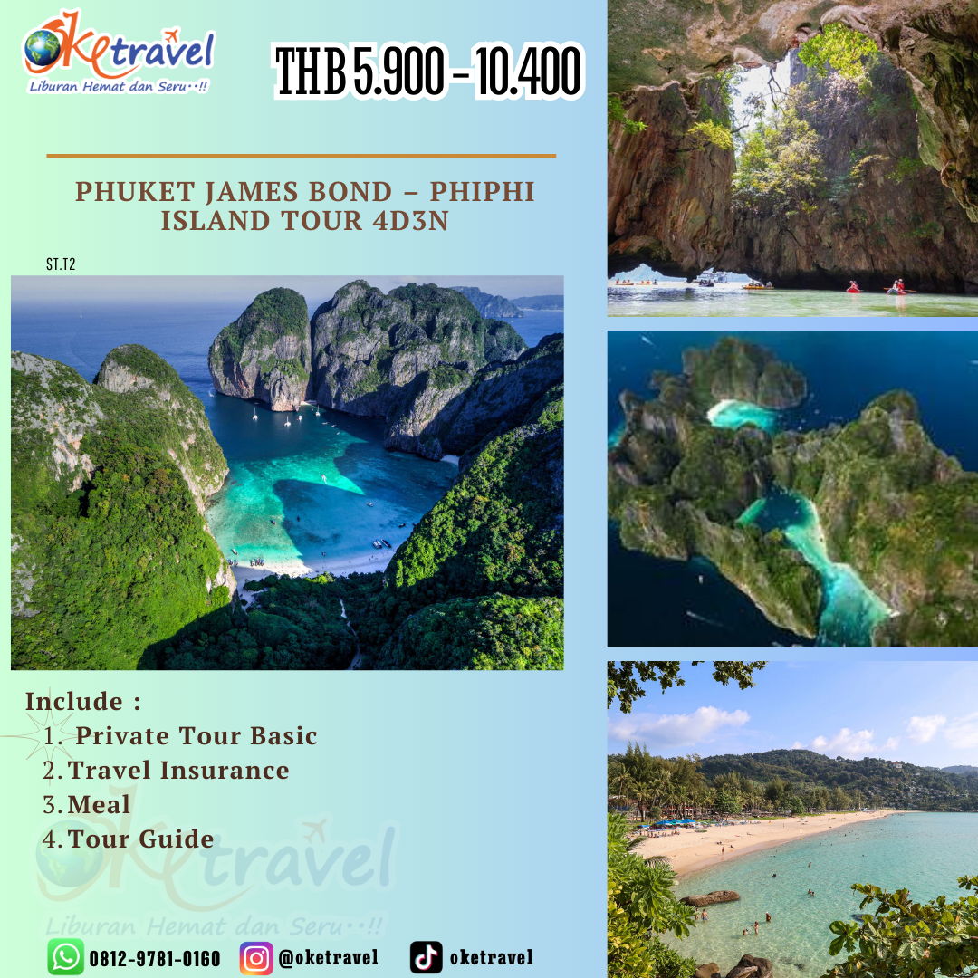 PHUKET– PHIPHI ISLAND TOUR 4DAYS 3NIGHTS 