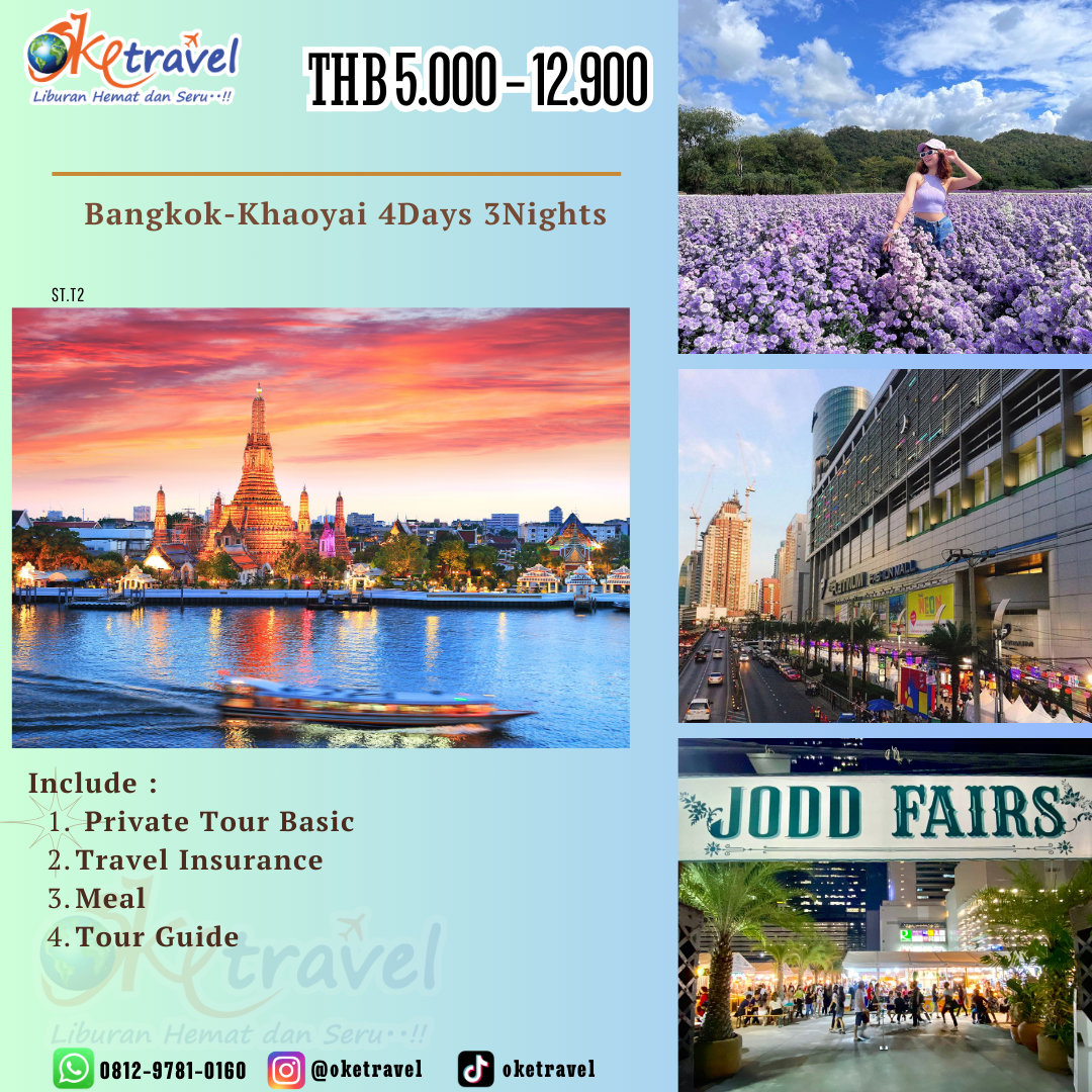 025 Bangkok-Khaoyai 4Days 3Nights