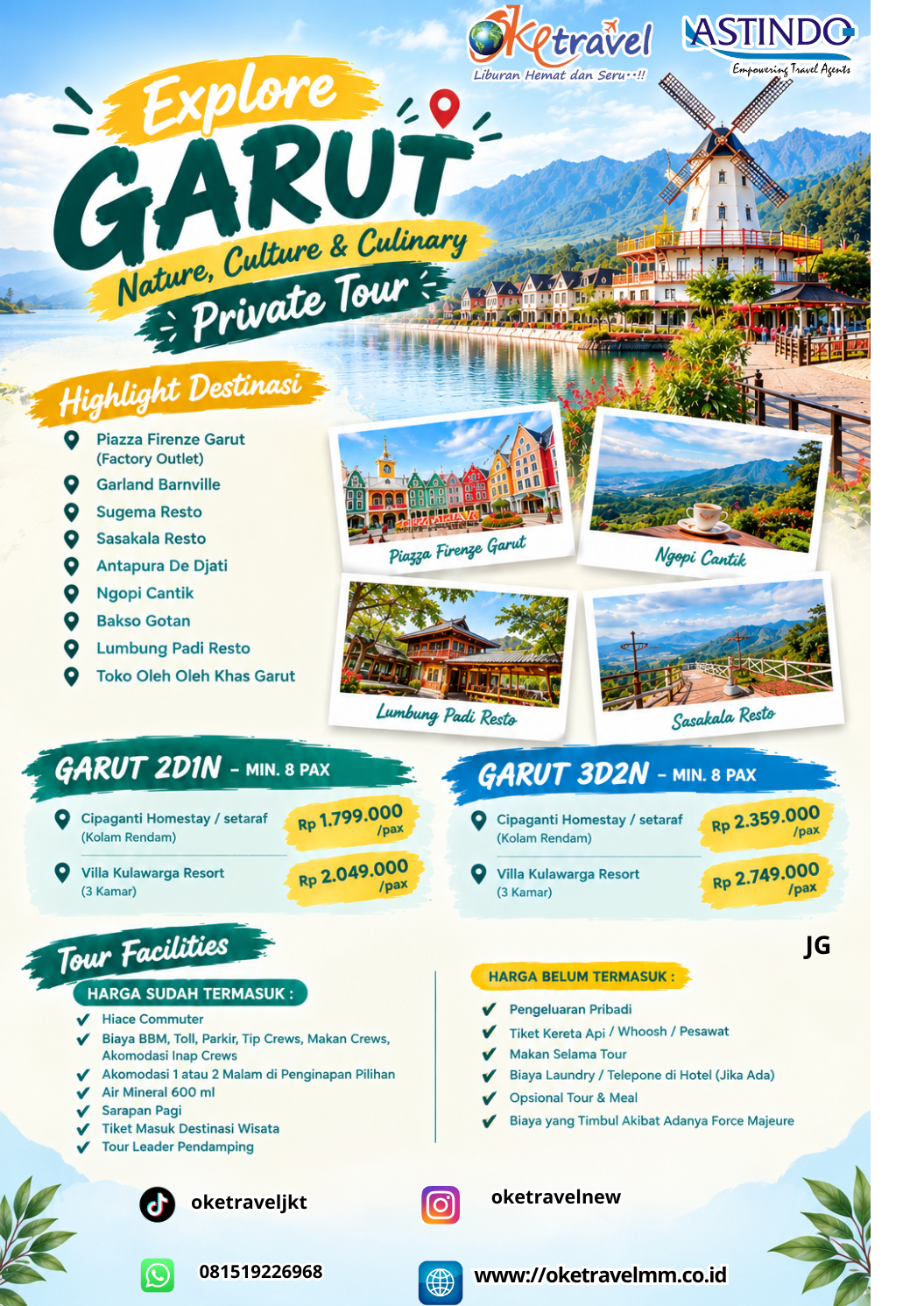 2D1N & 3D2N TOUR GARUT | DEP: BY REQUEST 