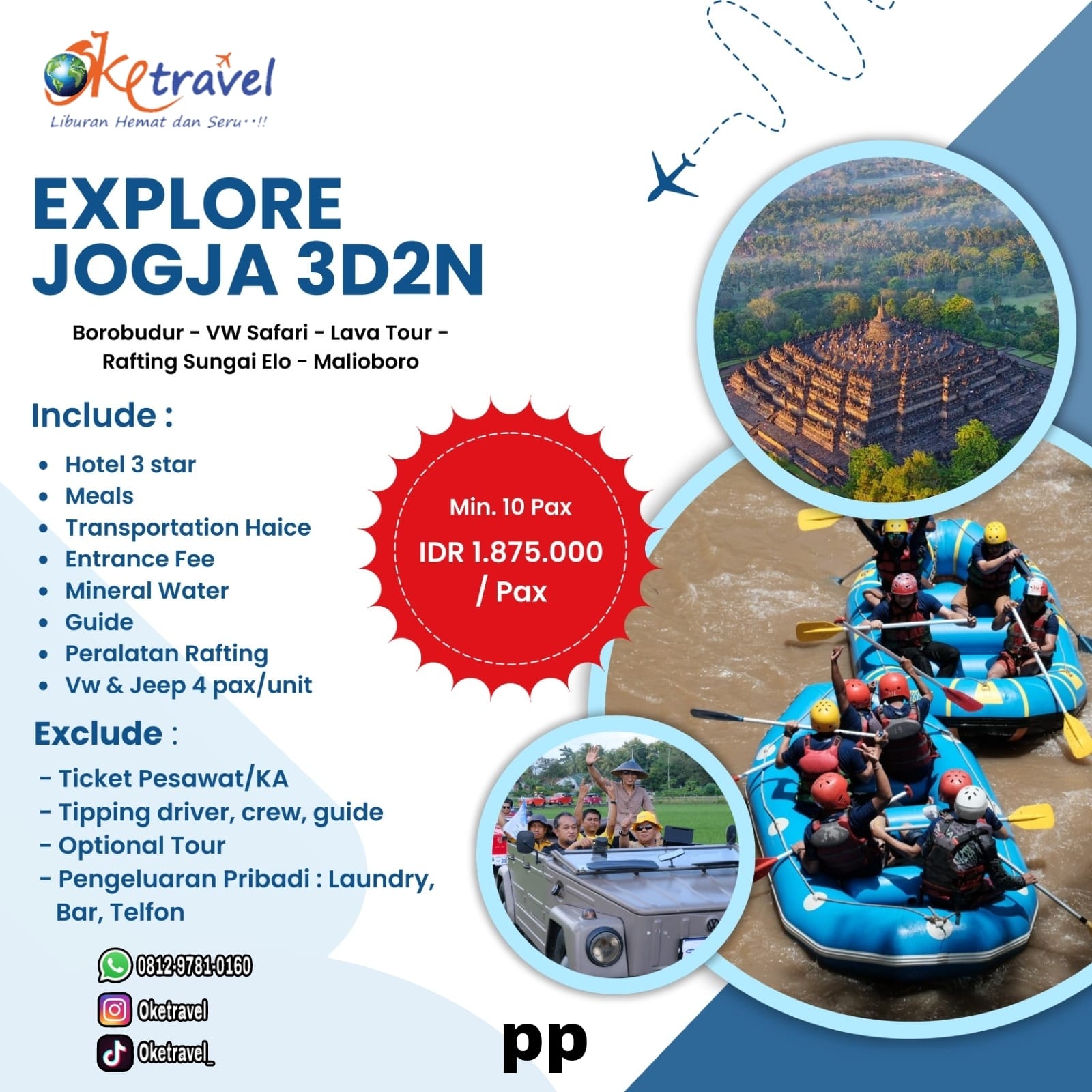 EXPLORE 3D2N JOGJA