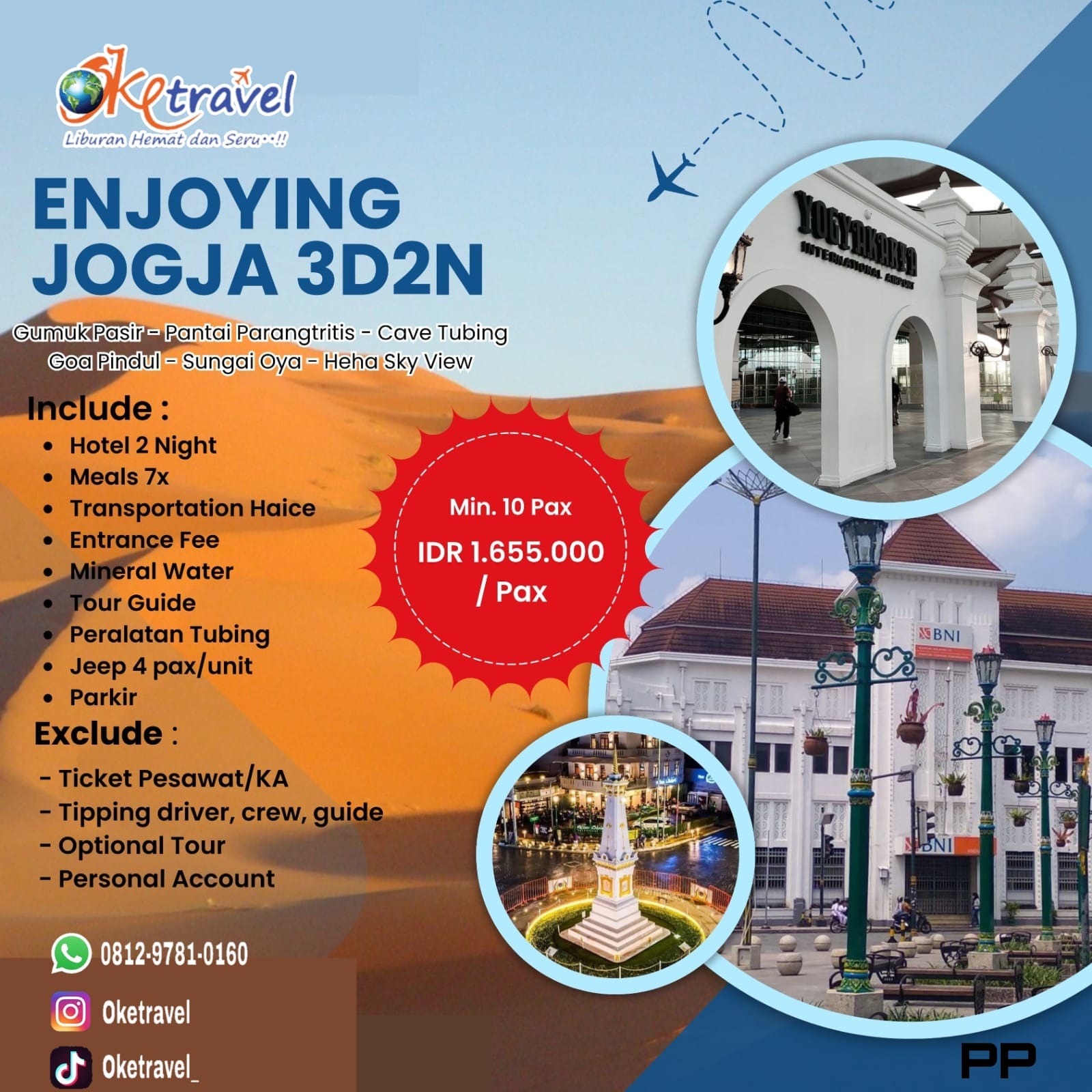 ENJOYING YOGYAKARTA 3D2N